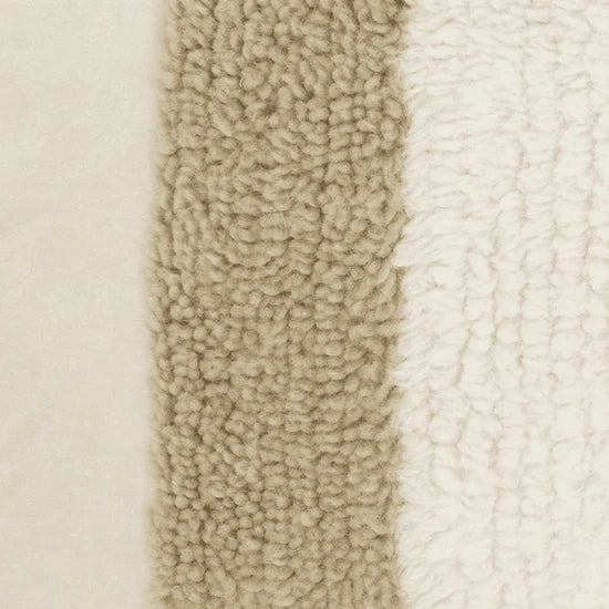 Noah cream pillow with brown