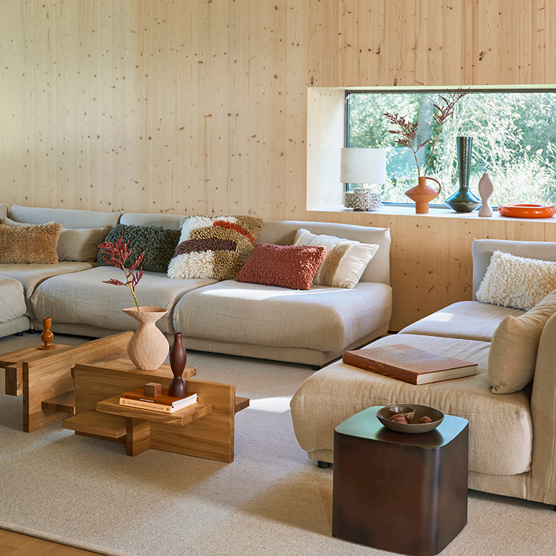 EVAN Beistelltisch dunkelbraun