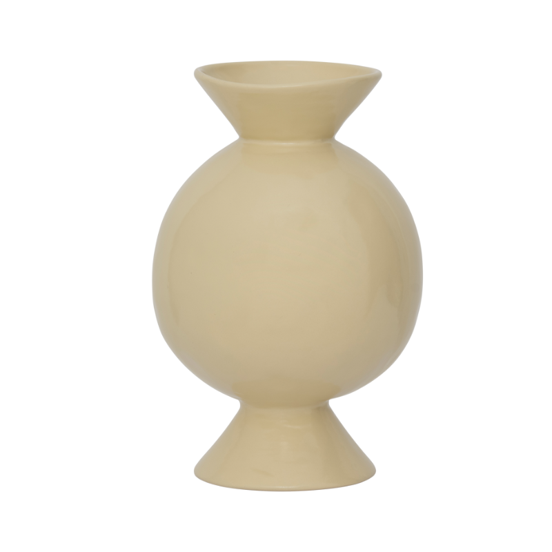 Vase KUDOS beige Keramik