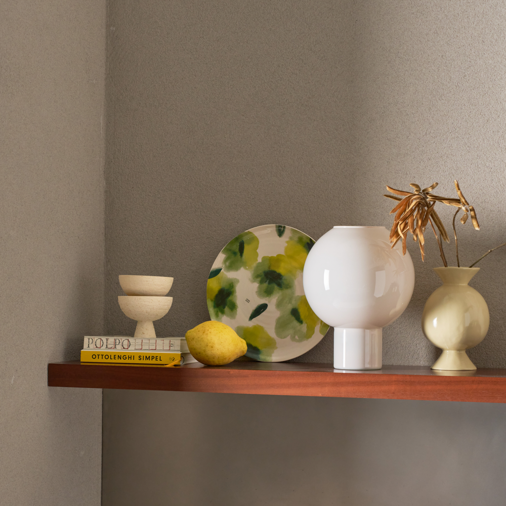 Vase KUDOS beige Keramik