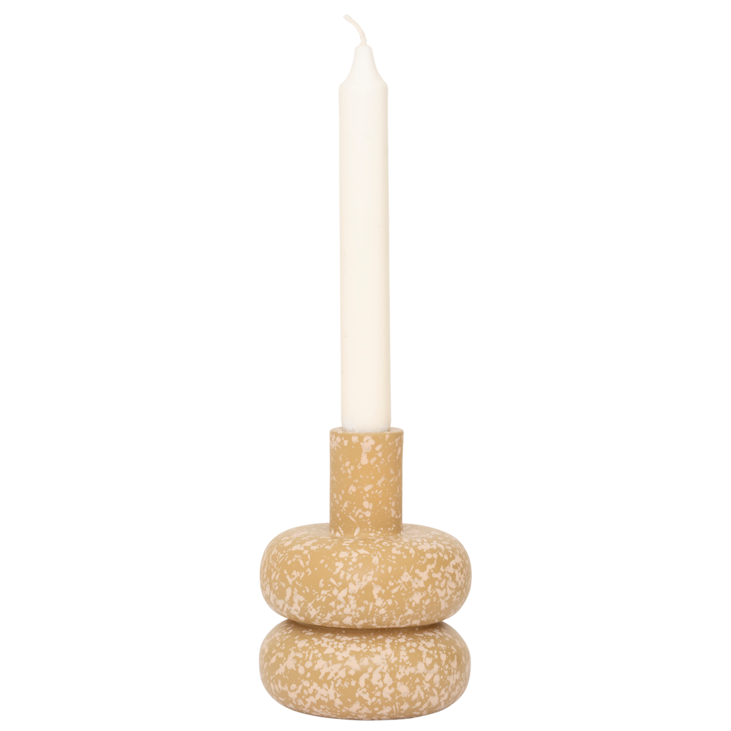 ZODY Candle Holder Beige Ceramic