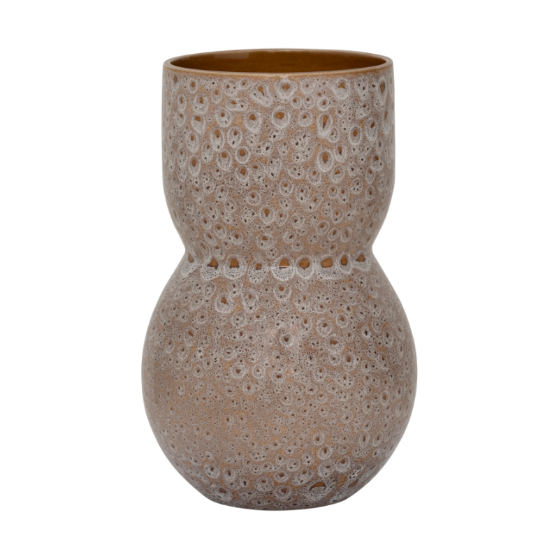 Vase aus Keramik NOAN braun