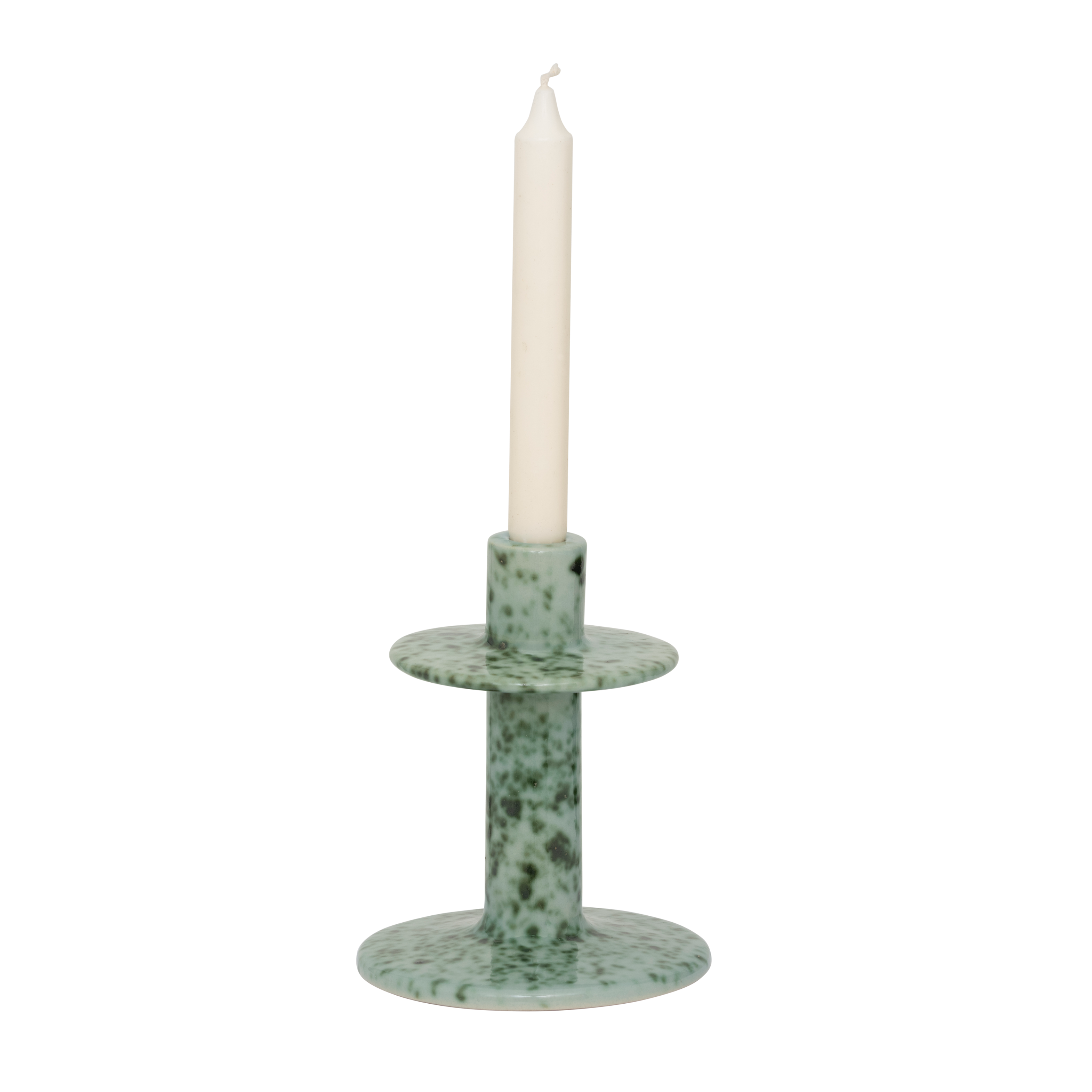 AIDEN Green Candle Holder