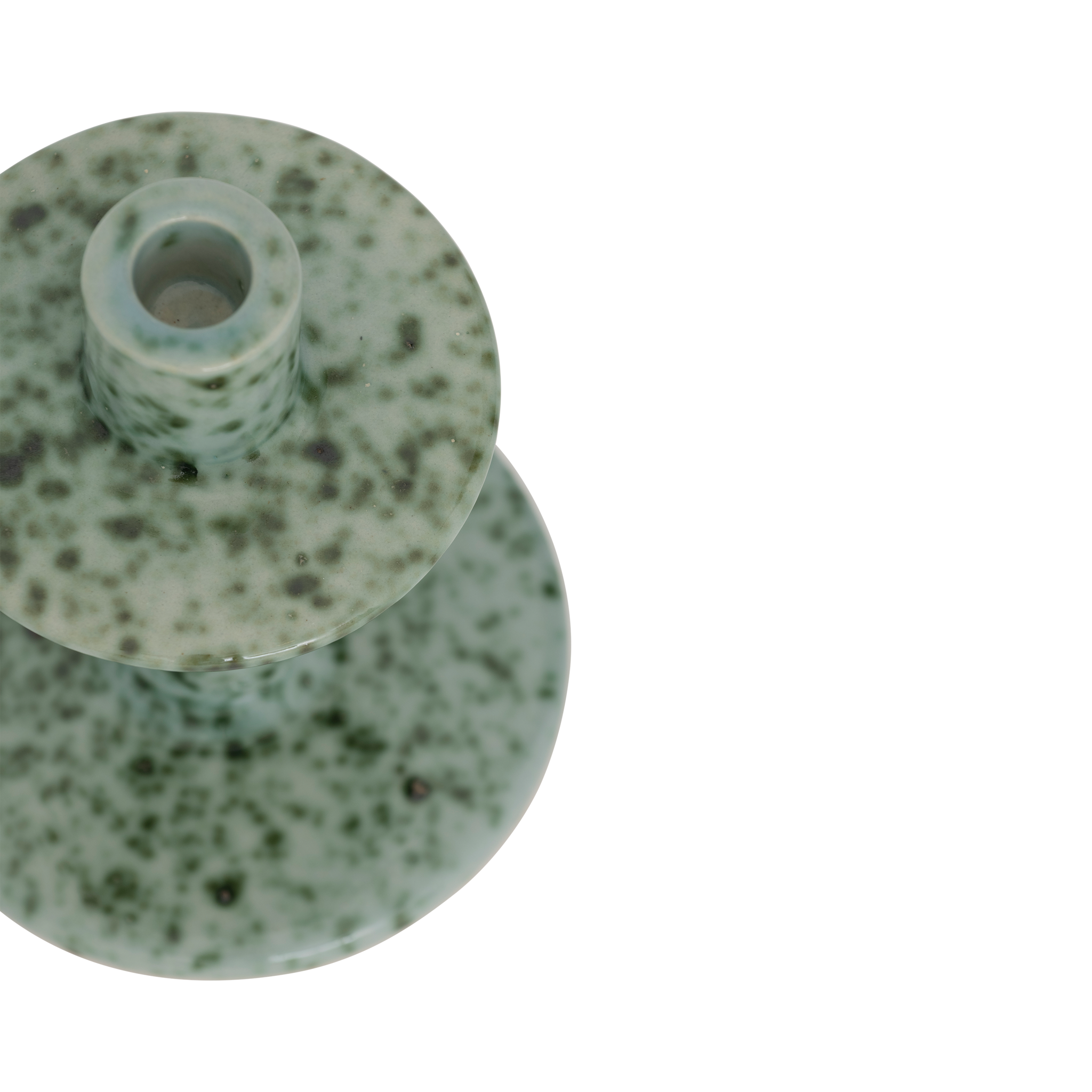 AIDEN Green Candle Holder