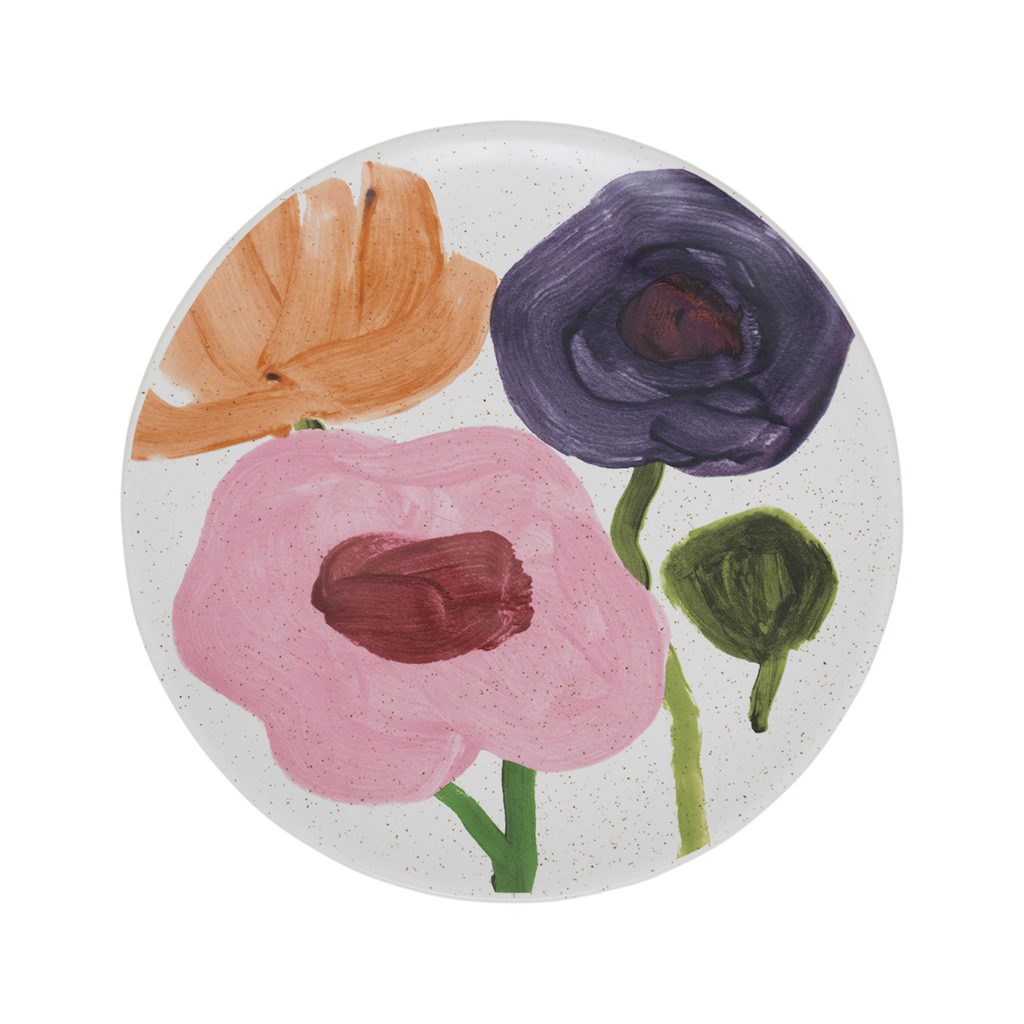 Talerz ceramiczny HANAKO motyw roślinny – Urban Nature Culture