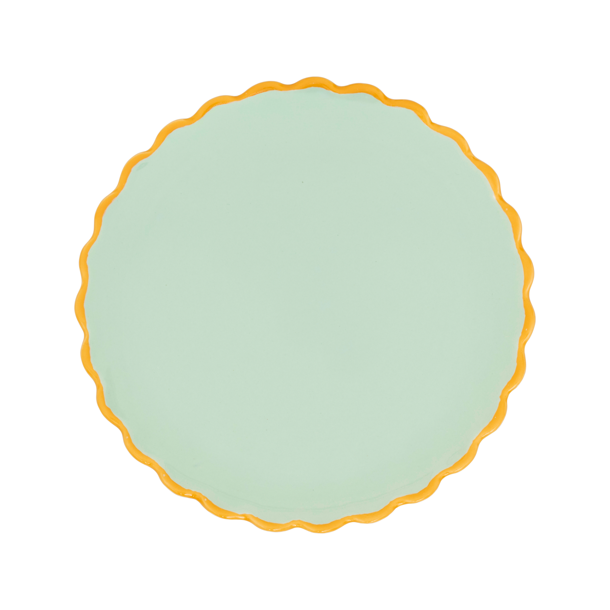 Dessertteller GOOD MORNING mintfarbene Keramik