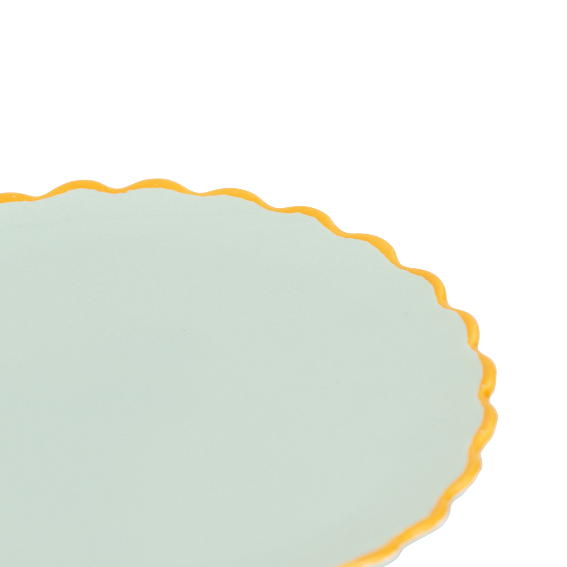Dessertteller GOOD MORNING mintfarbene Keramik