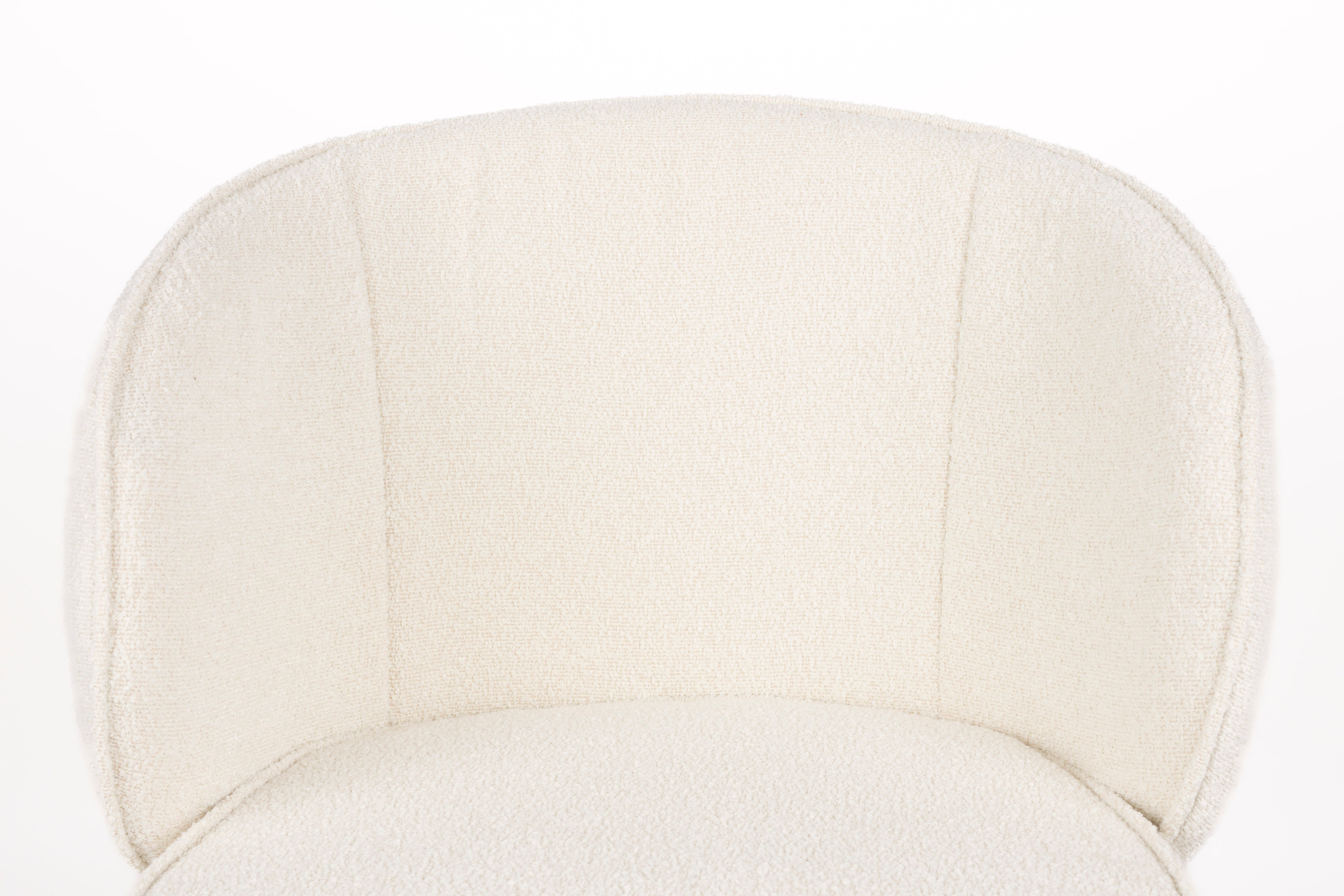 Stuhl JOA weiß mit schwarzem Gestell