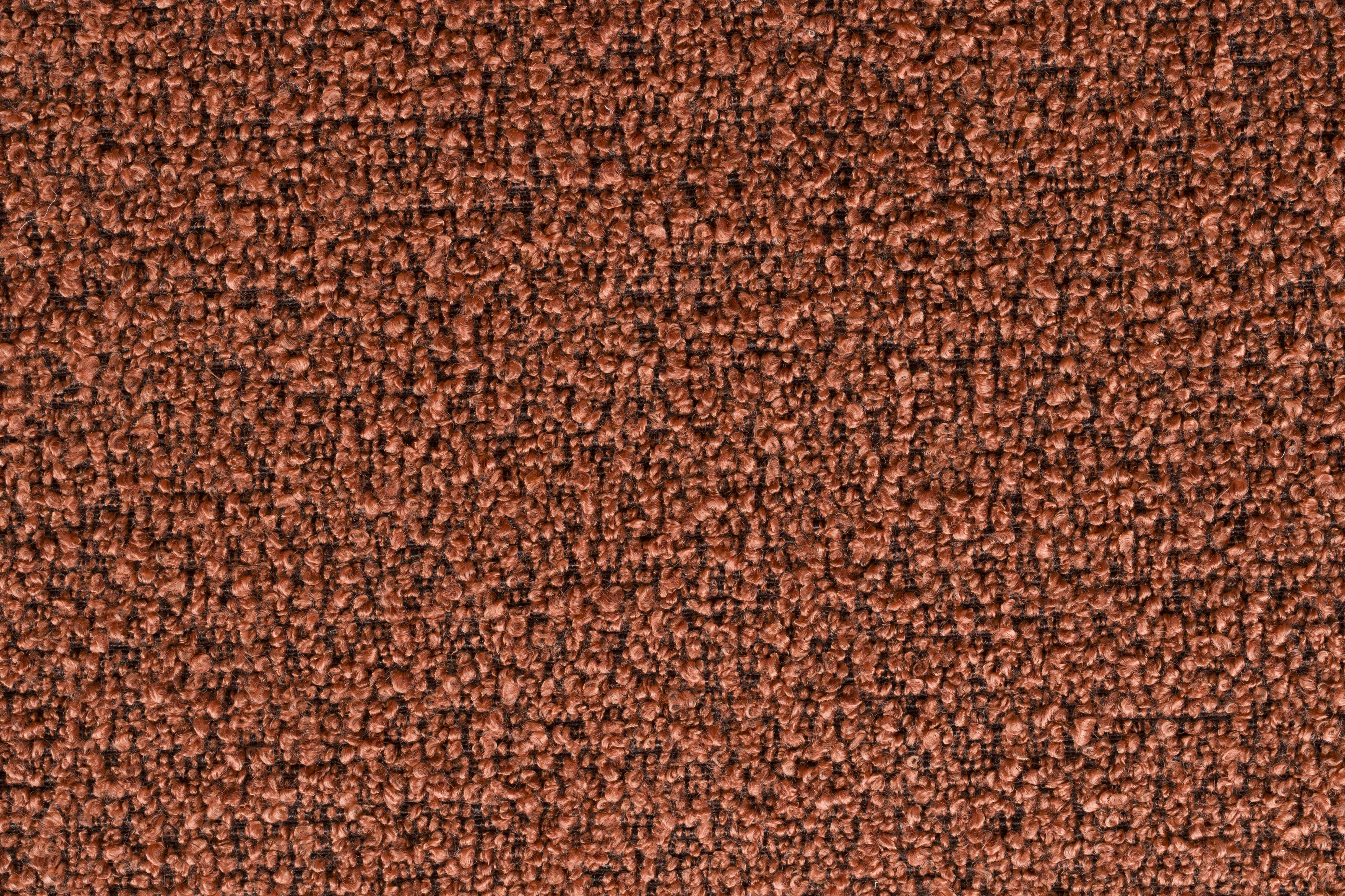 Stuhl JOA Terrakotta mit schwarzem Gestell