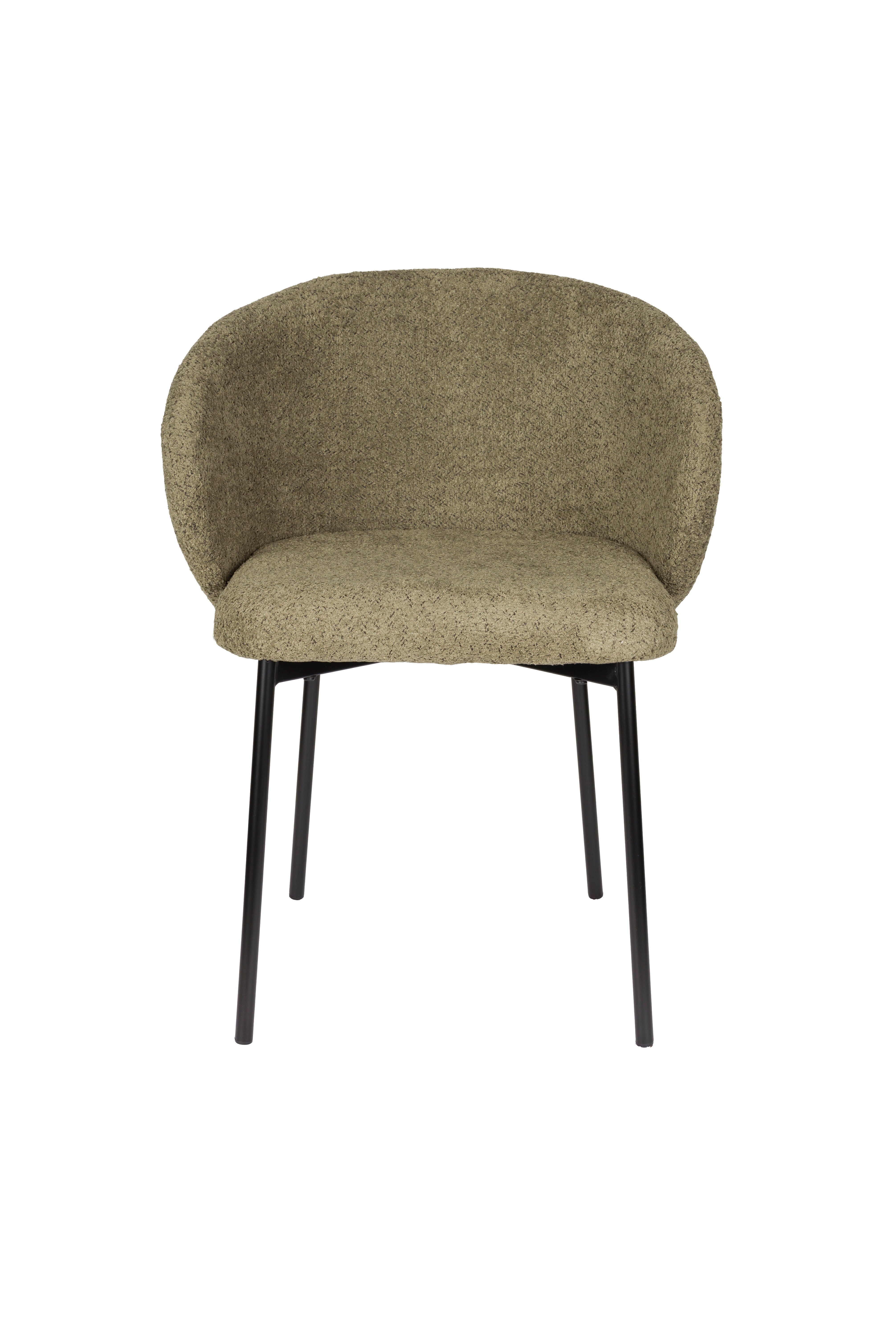 AYLE chair green with black base