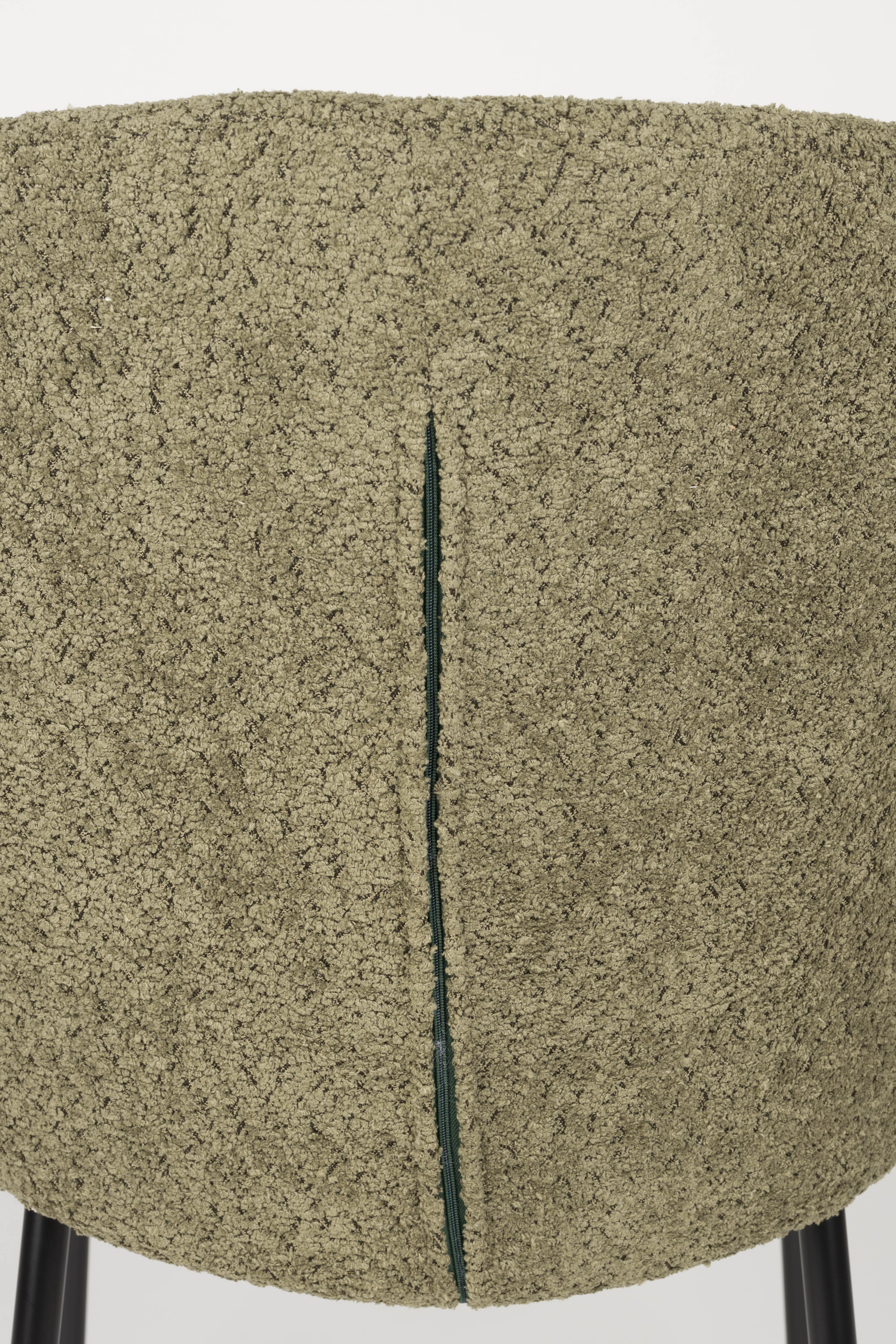 AYLE chair green with black base