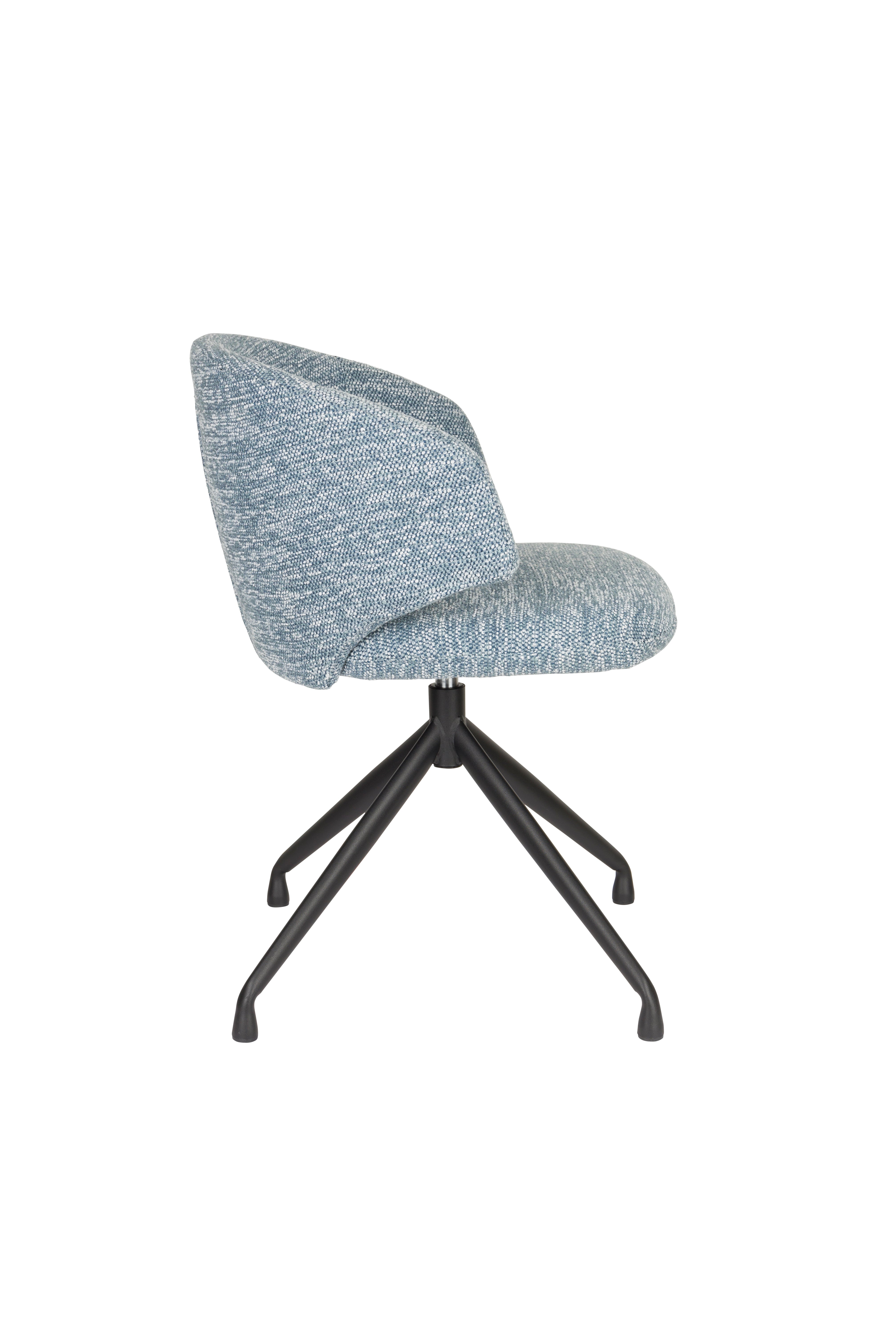 BALADO swivel chair blue with black base