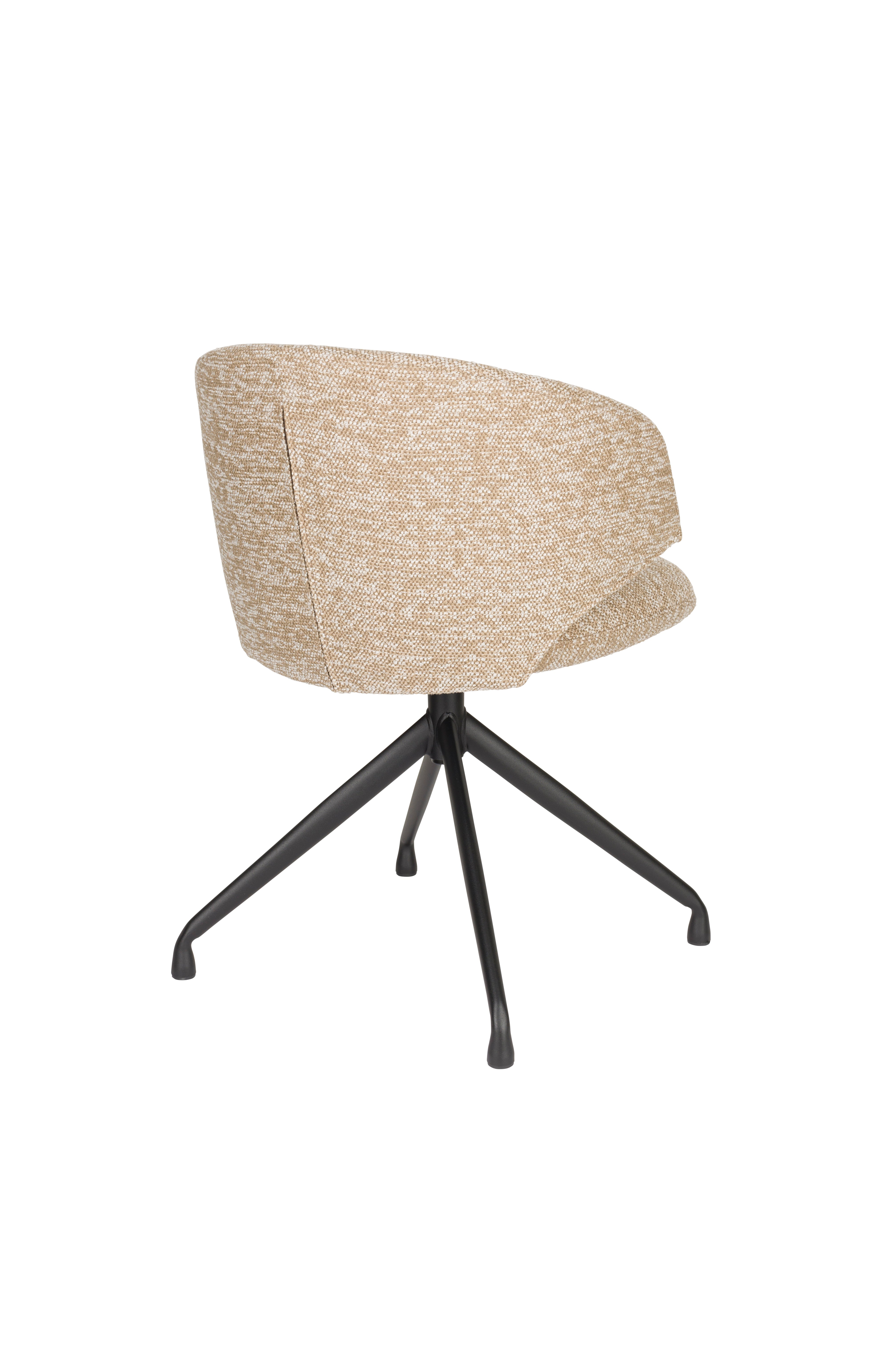 BALADO swivel chair brown with black base
