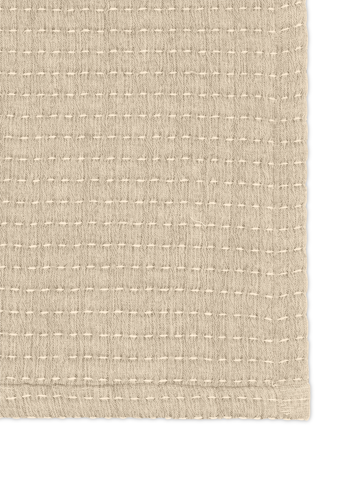 Gepolsterte Tagesdecke DAZE sandfarben