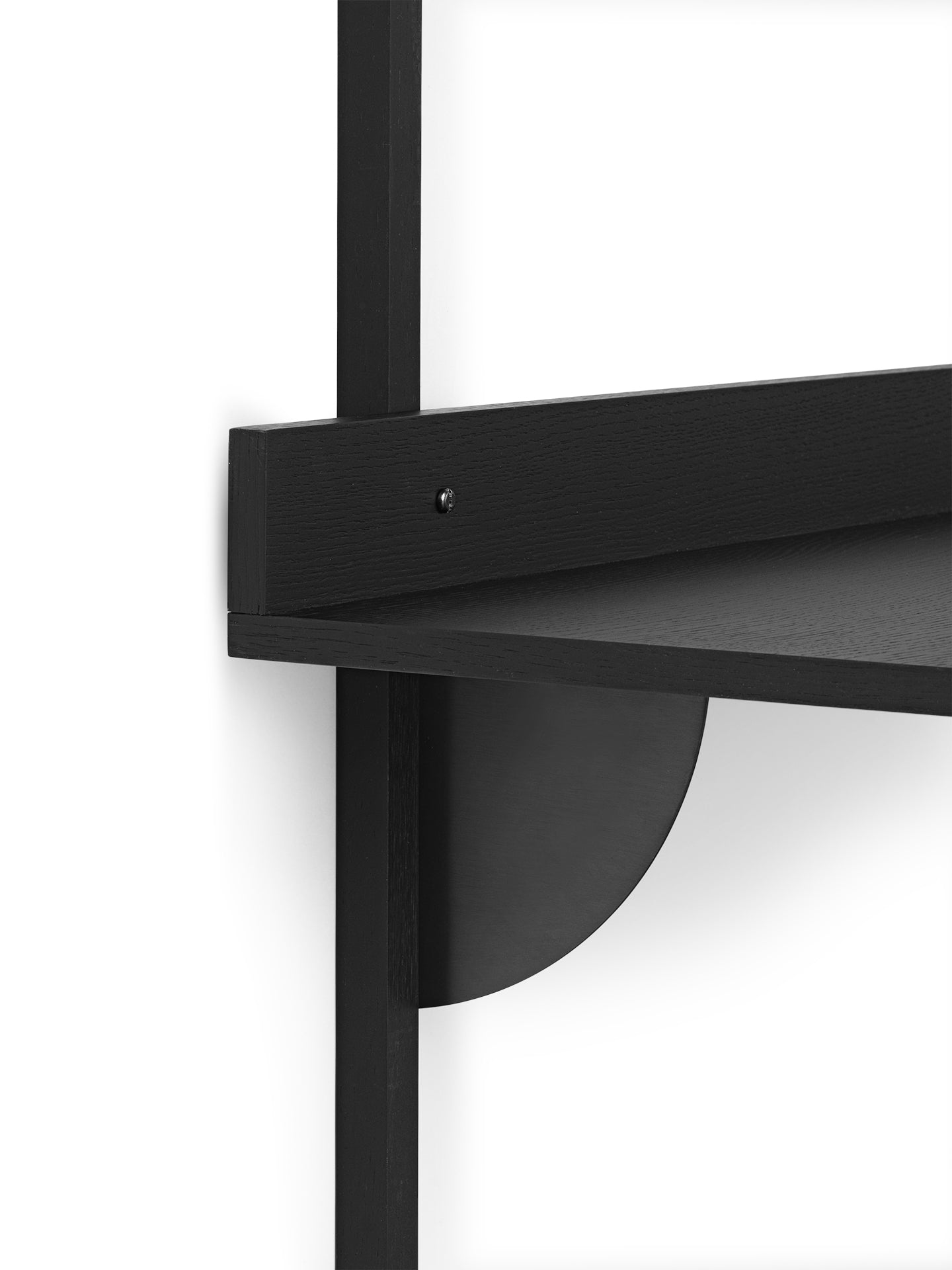 SECTOR DESK Wandschreibtisch Eschenfurnier schwarz