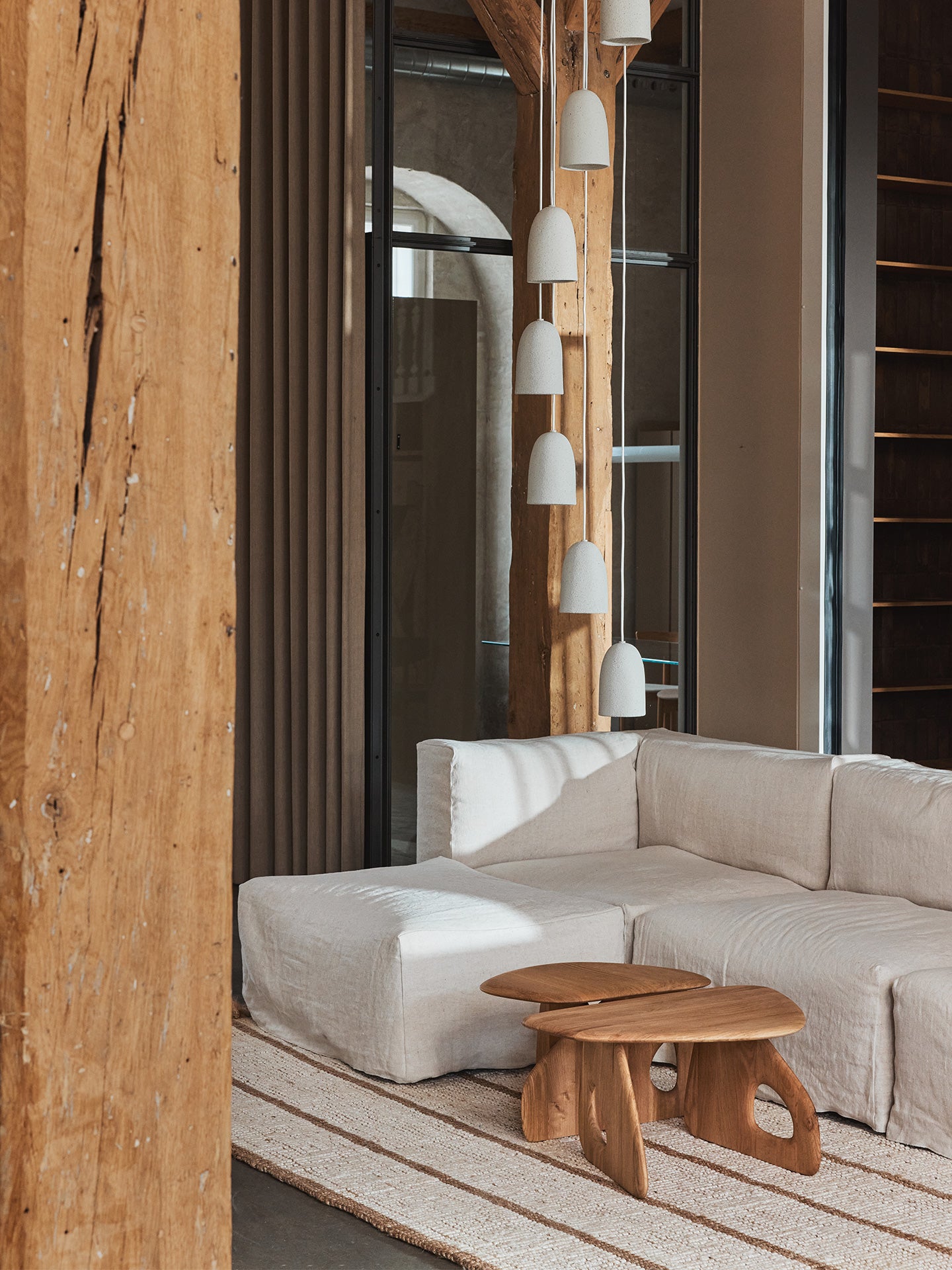 Couchtisch OAR aus massivem, geöltem Eichenholz