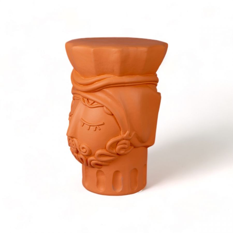 MAGNA GRAECIA Stool - MAN terracotta