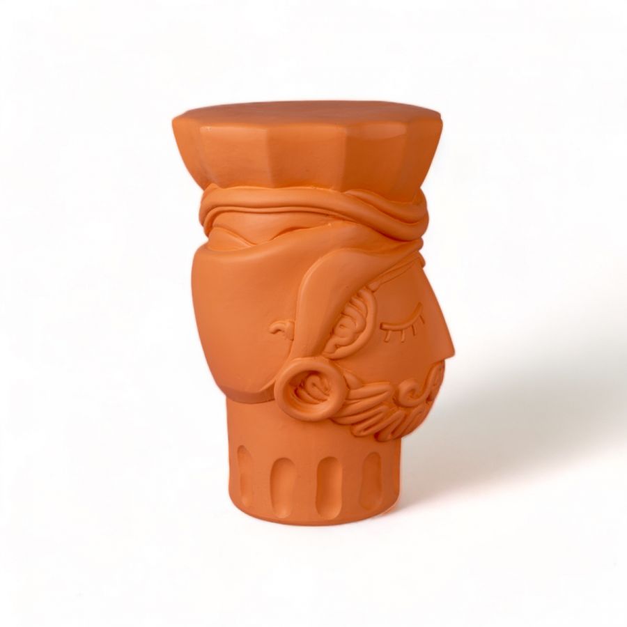MAGNA GRAECIA Stool - MAN terracotta