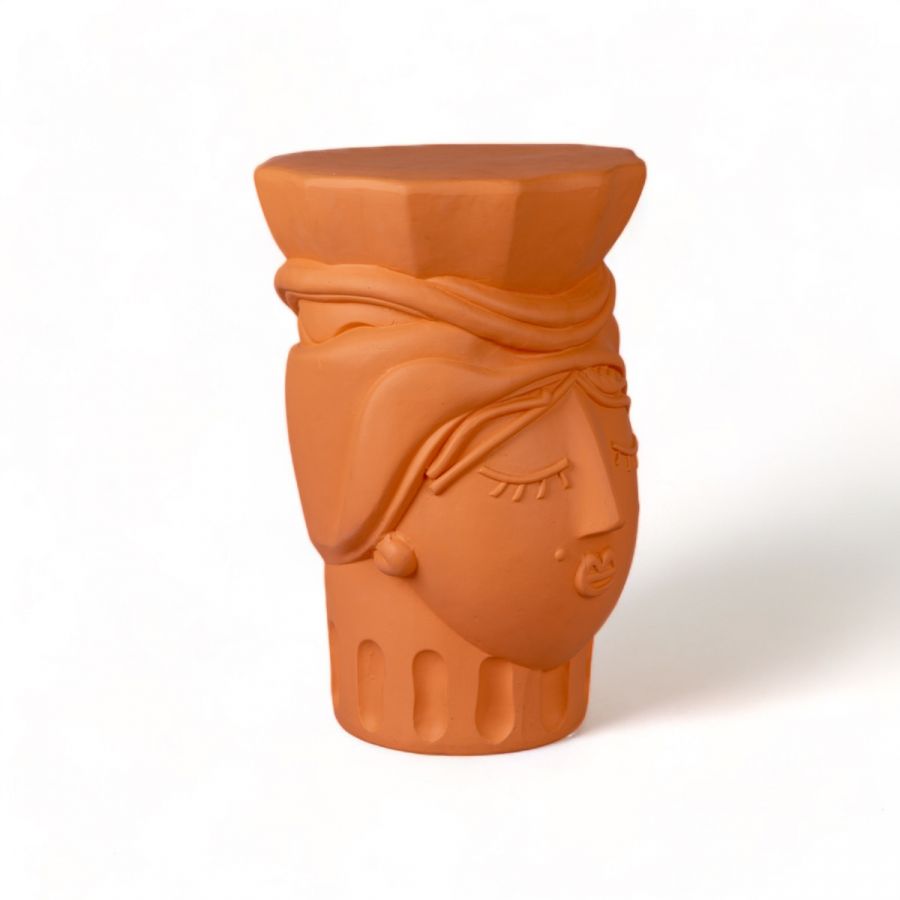 MAGNA GRAECIA Stool - MAN terracotta