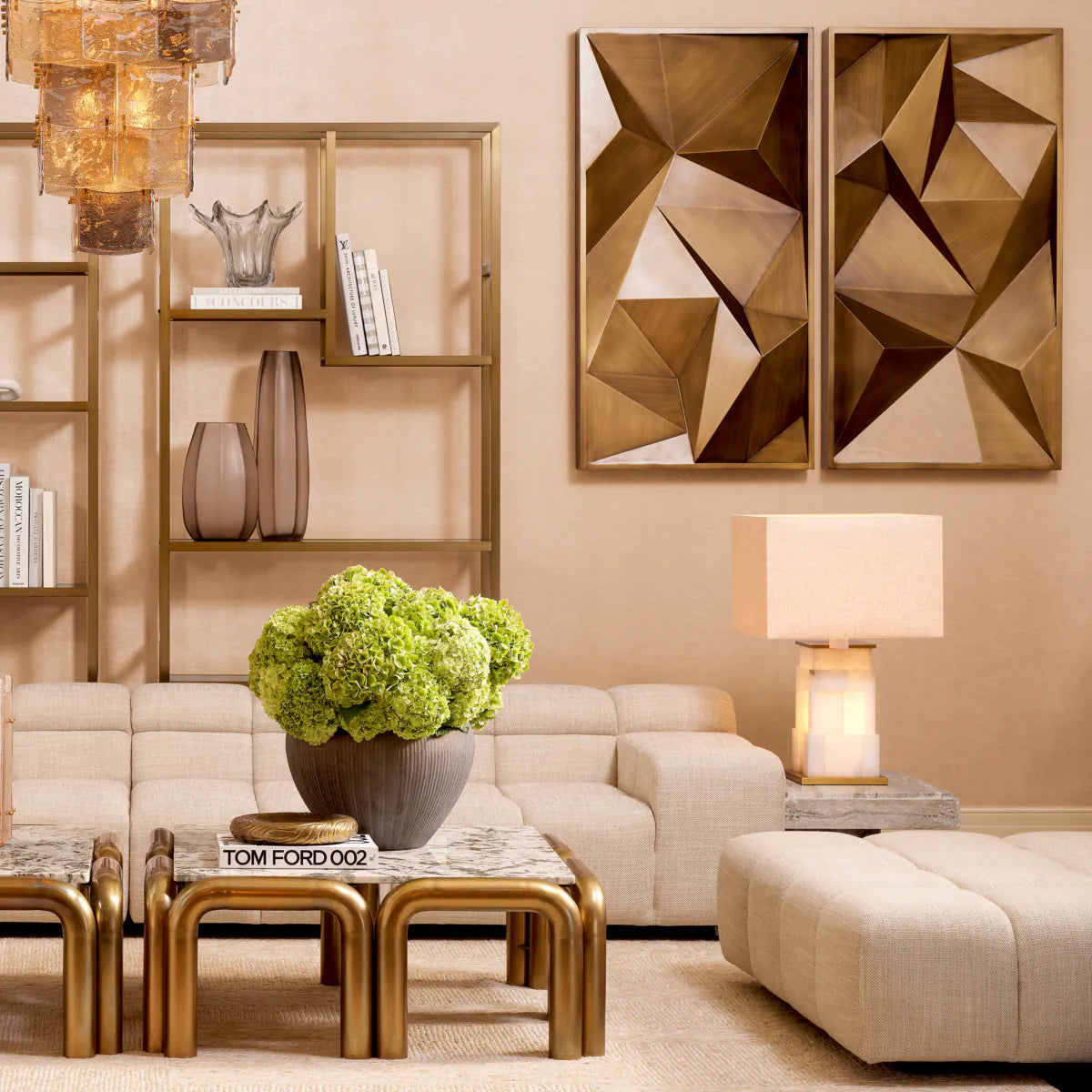 Modular sofa Hunter - final element of the right beige