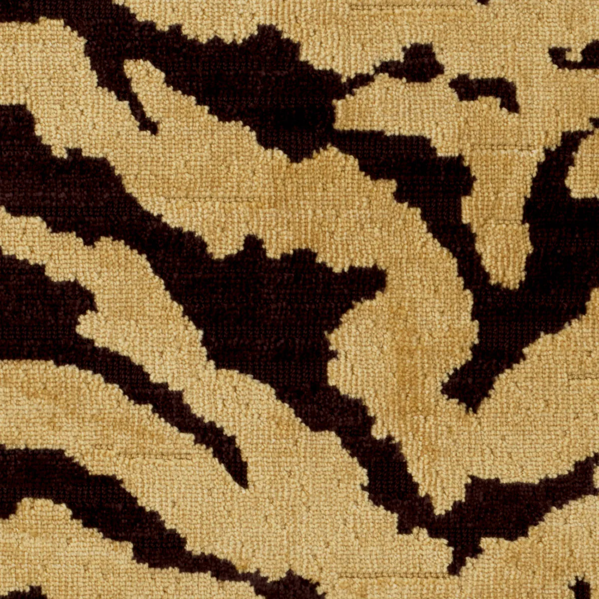 Flux gold-brown print sofa