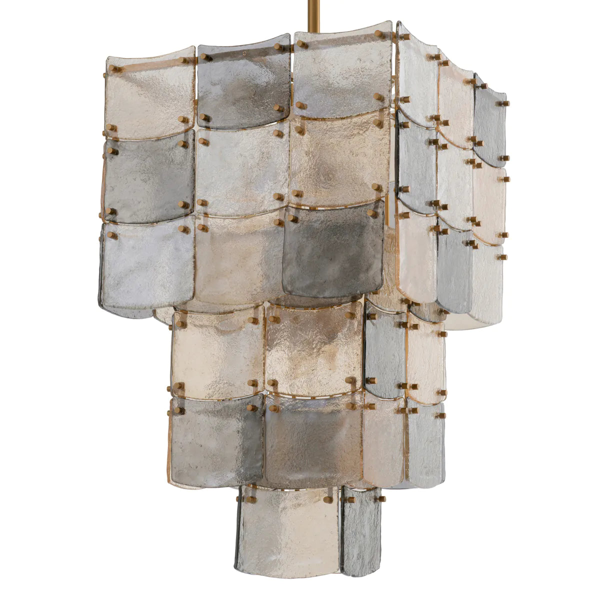 Laurent smoky glass chandelier
