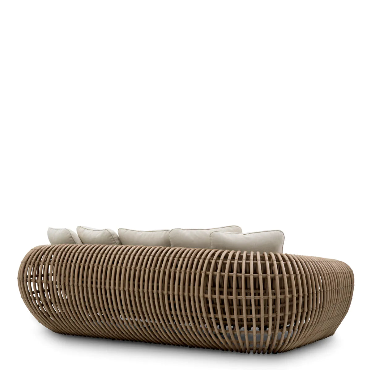 SIDERNO synthetic rattan outdoor sofa