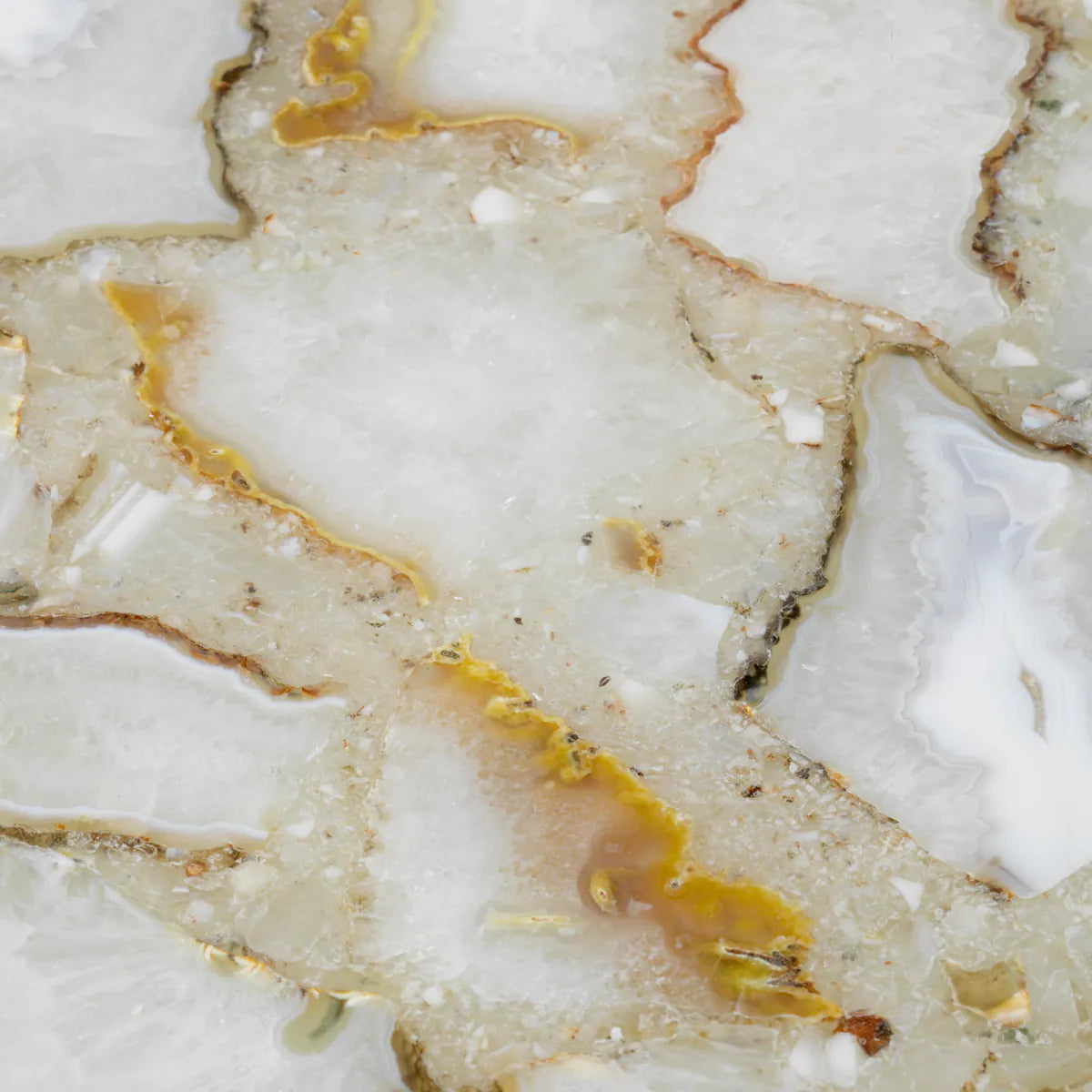 SONORA agate round tray