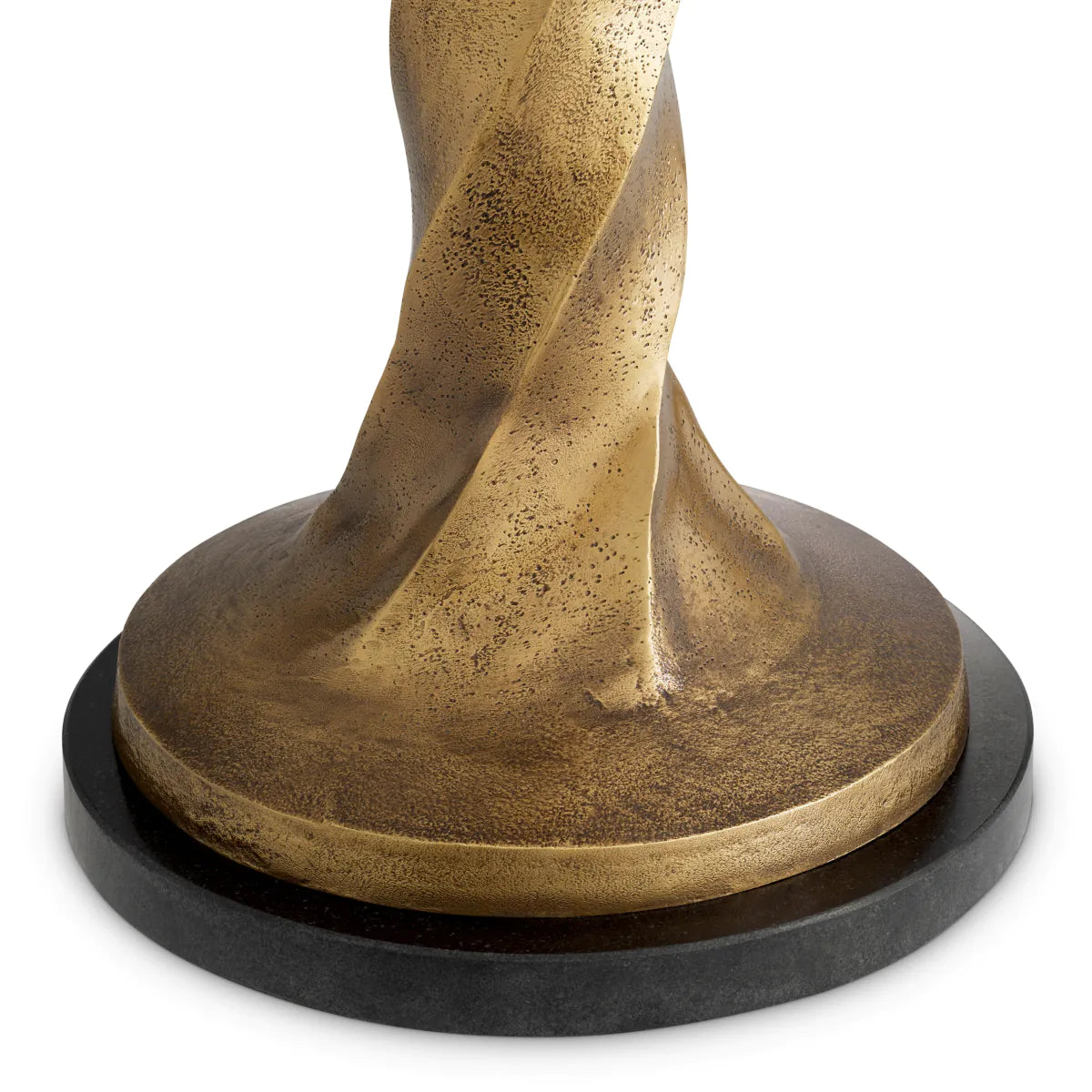 COSTANZA table lamp in antique gold with a granite base
