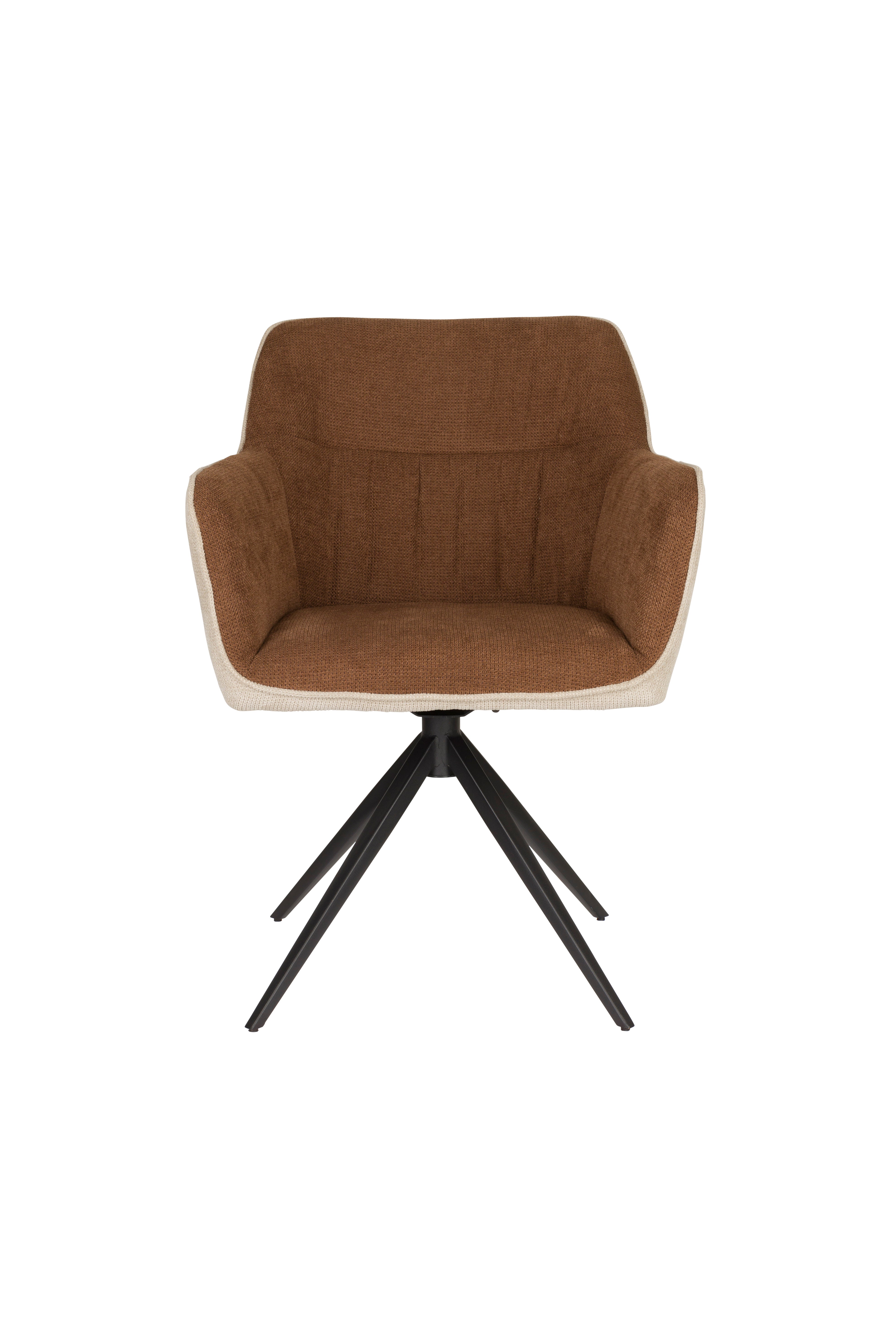 Stuhl DALEY braun mit beige