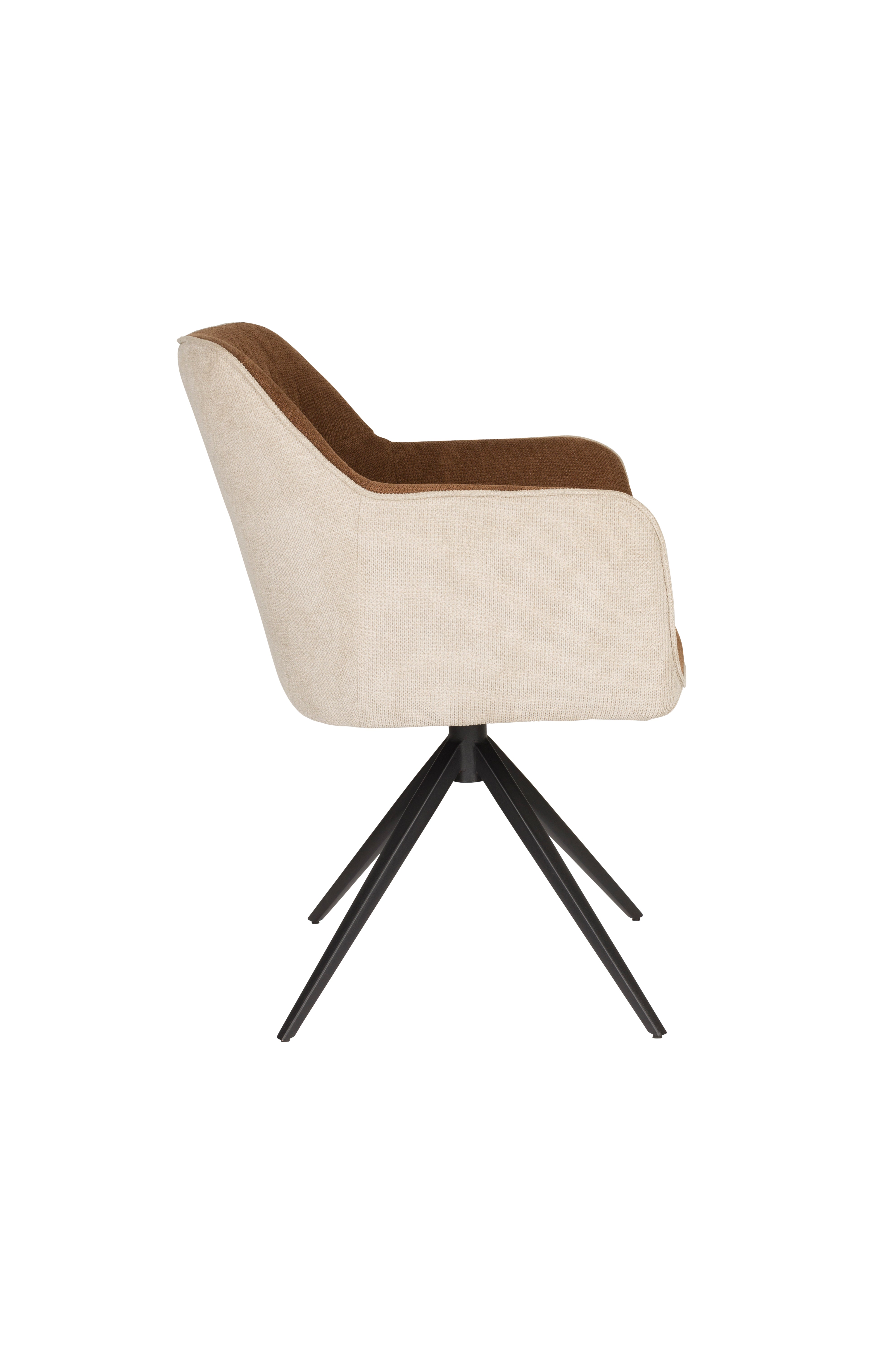 Stuhl DALEY braun mit beige