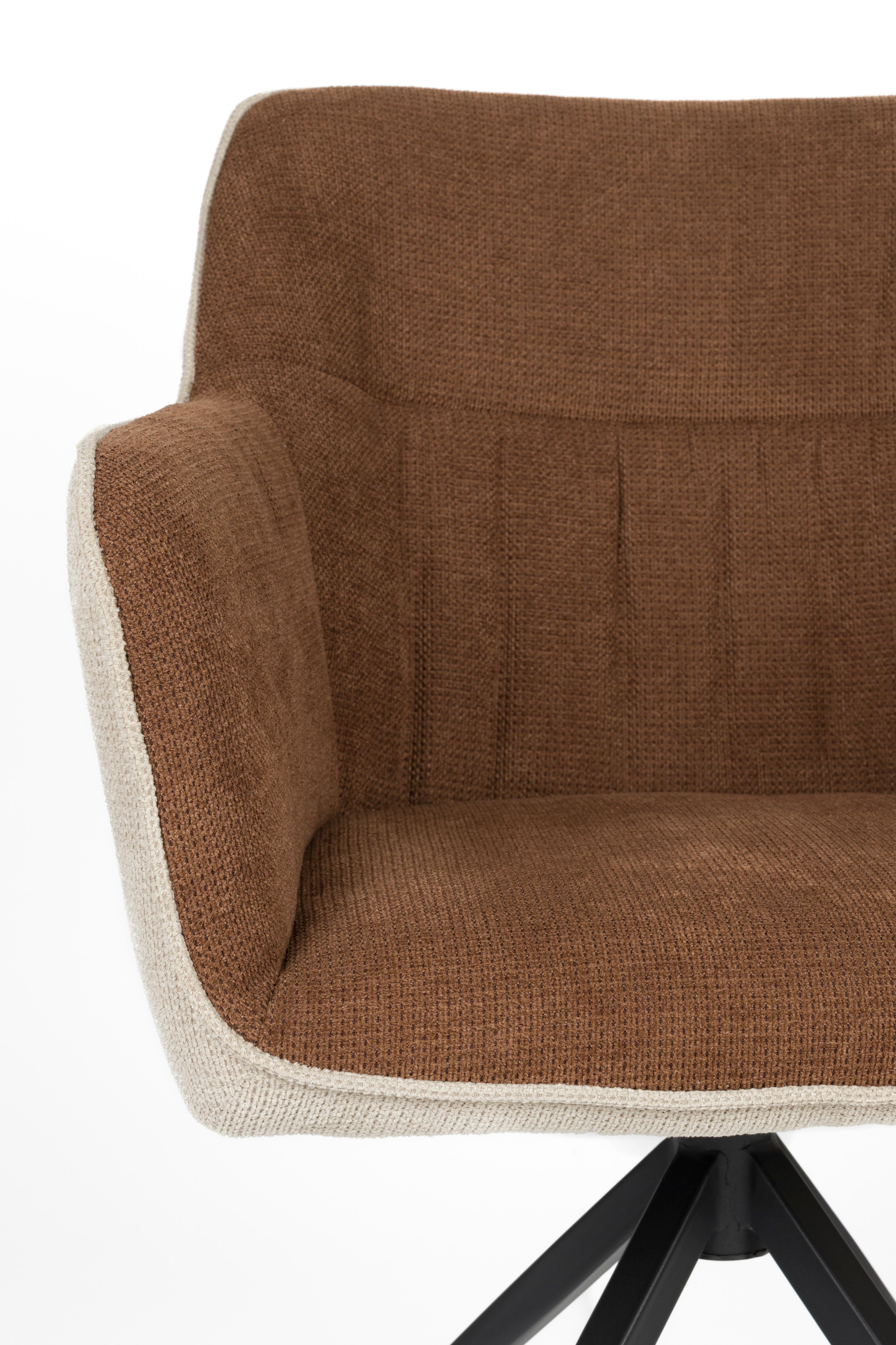 Stuhl DALEY braun mit beige