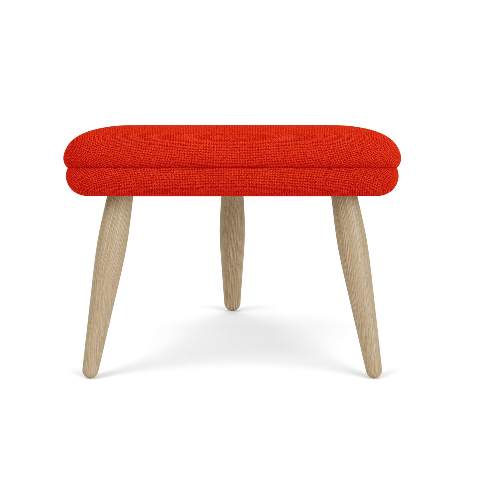 ODA Red Footrest with Oak Base