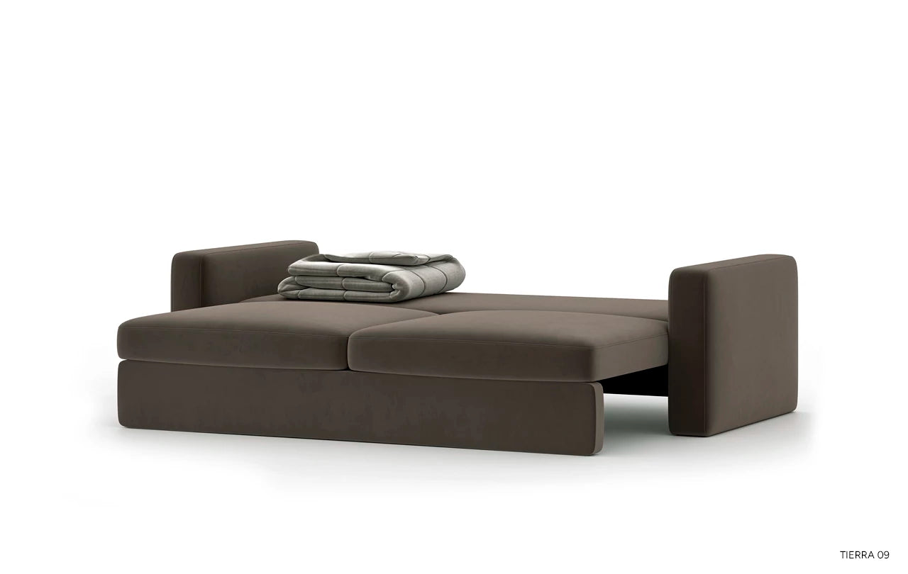 Sofa with sleeping function ZAZU upholstered