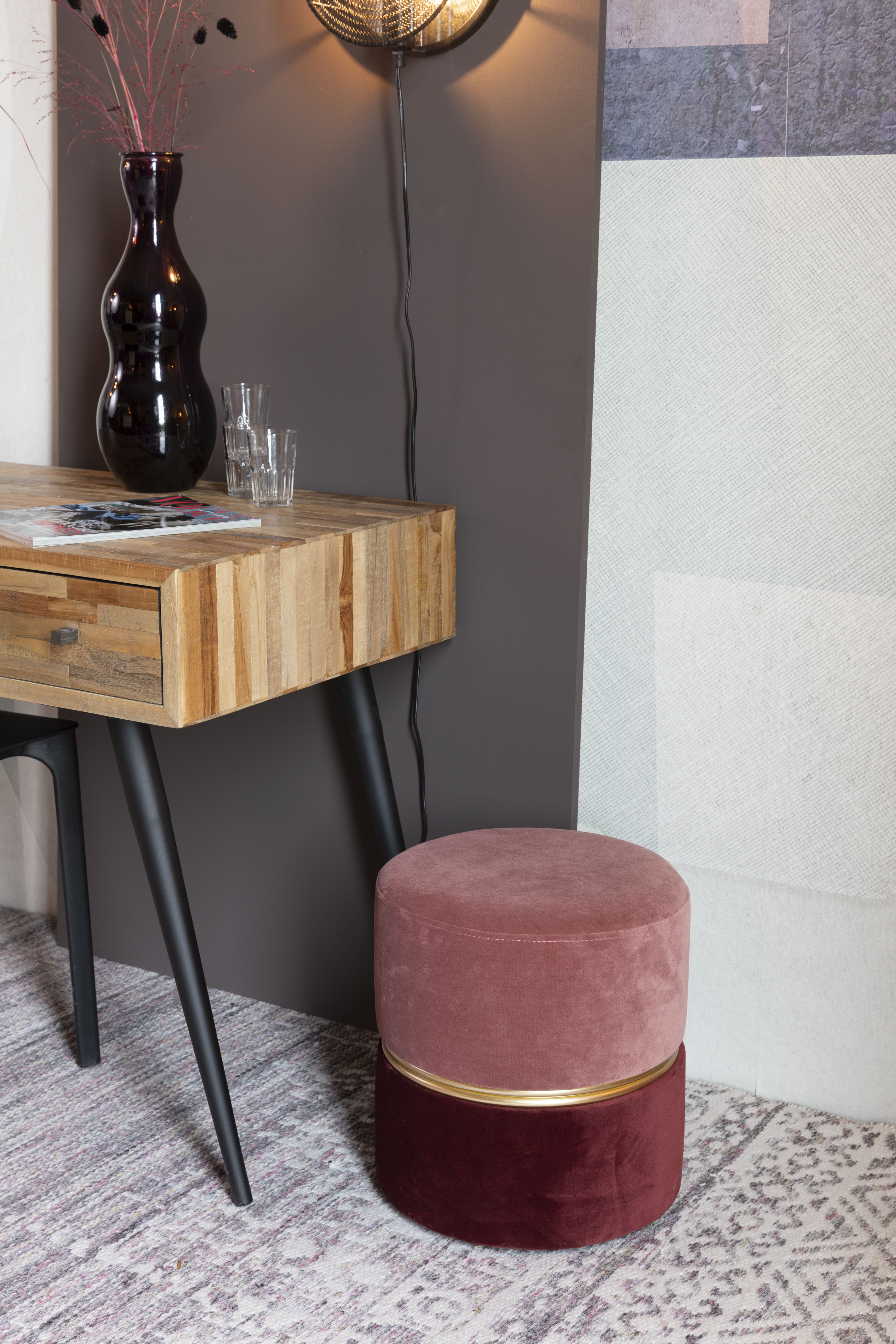 Pink Pouf Pink