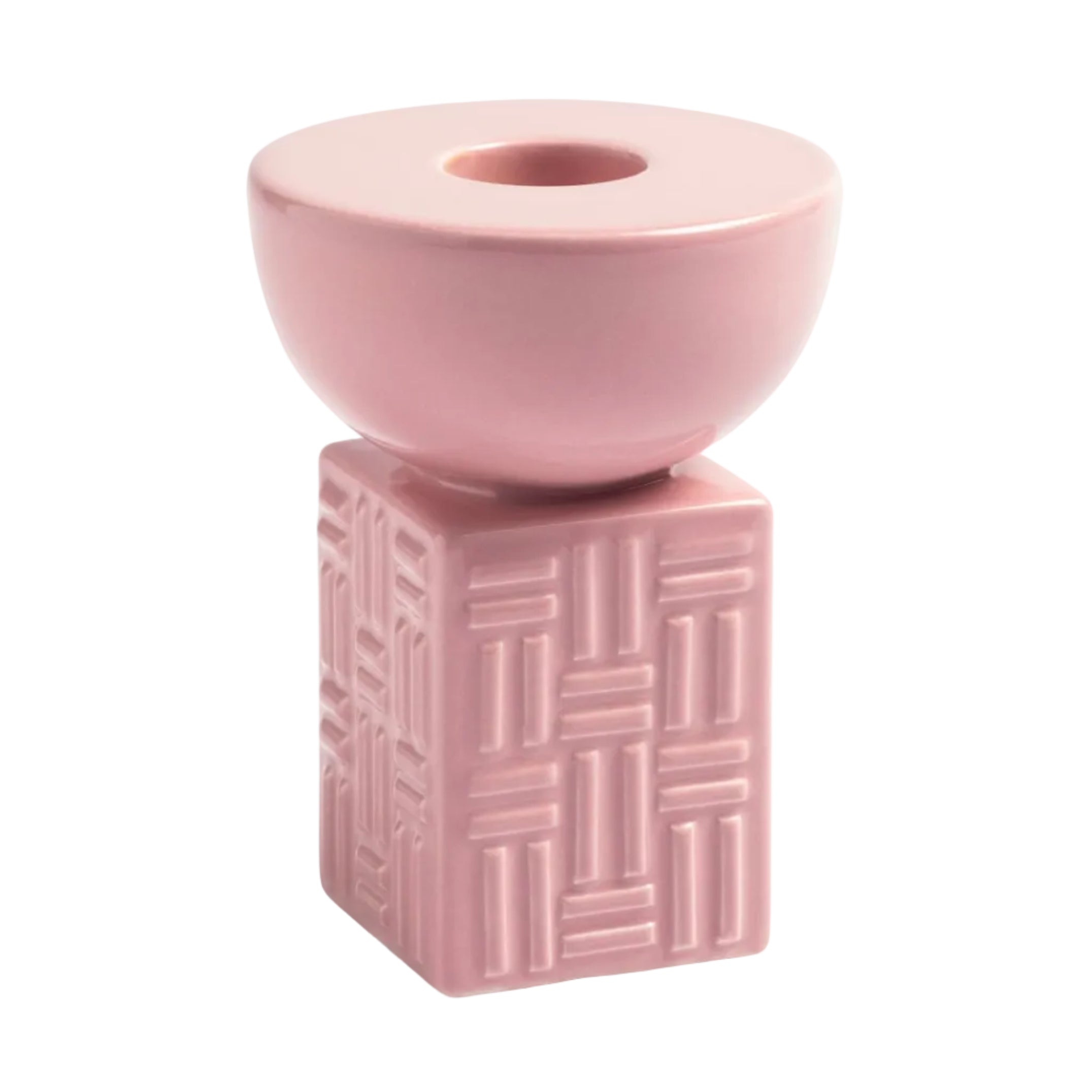 STACK Candle Holder Pink