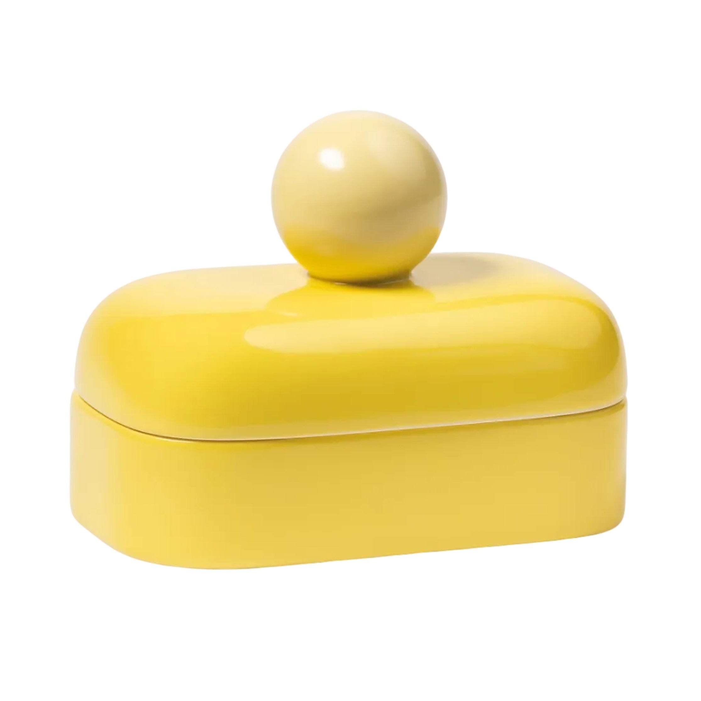 Gelber ORB Behälter