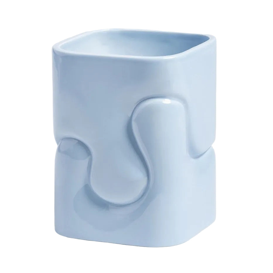 PUFFY vase blue