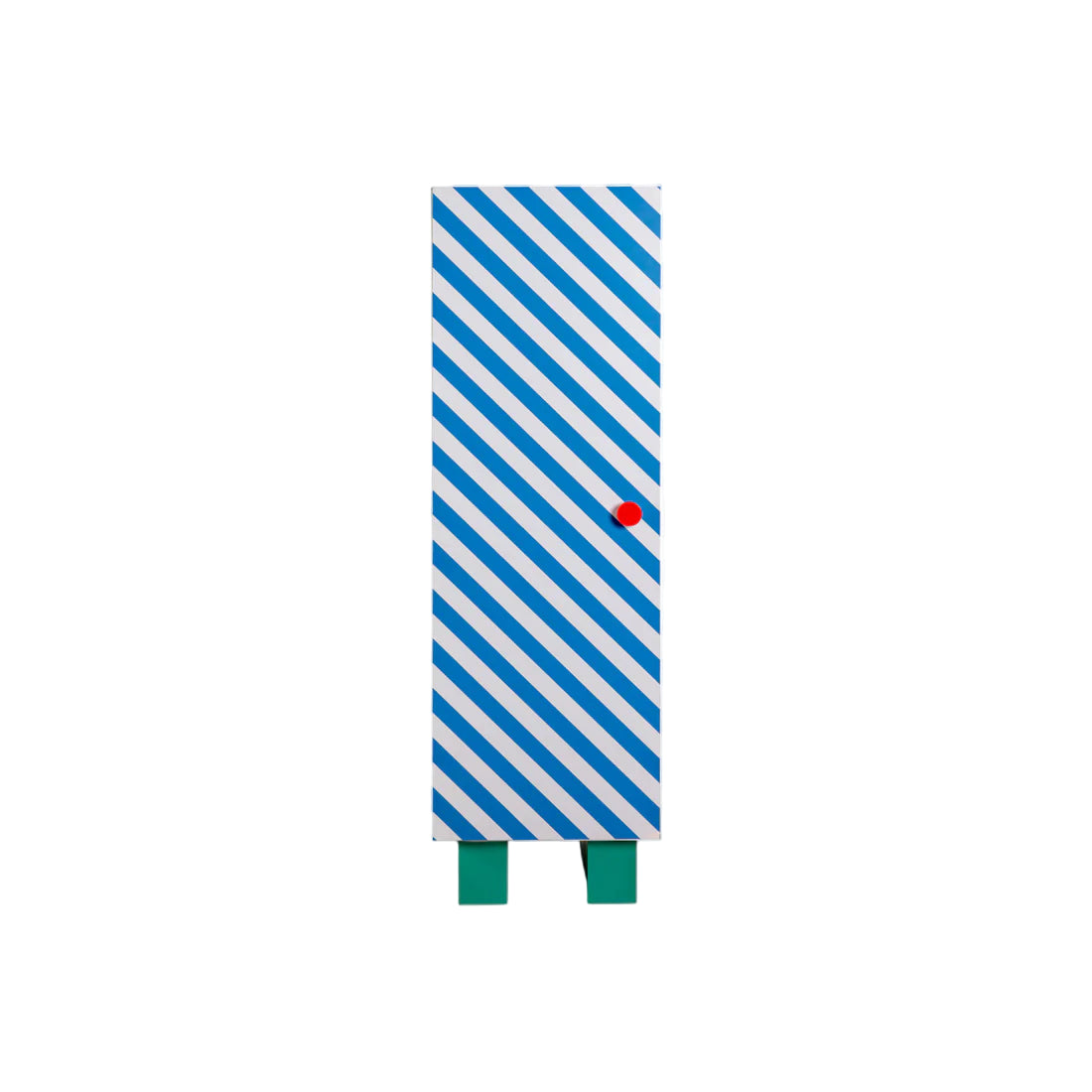 SUPERCLOSET BLUE STRIPES wardrobe yellow with blue and green