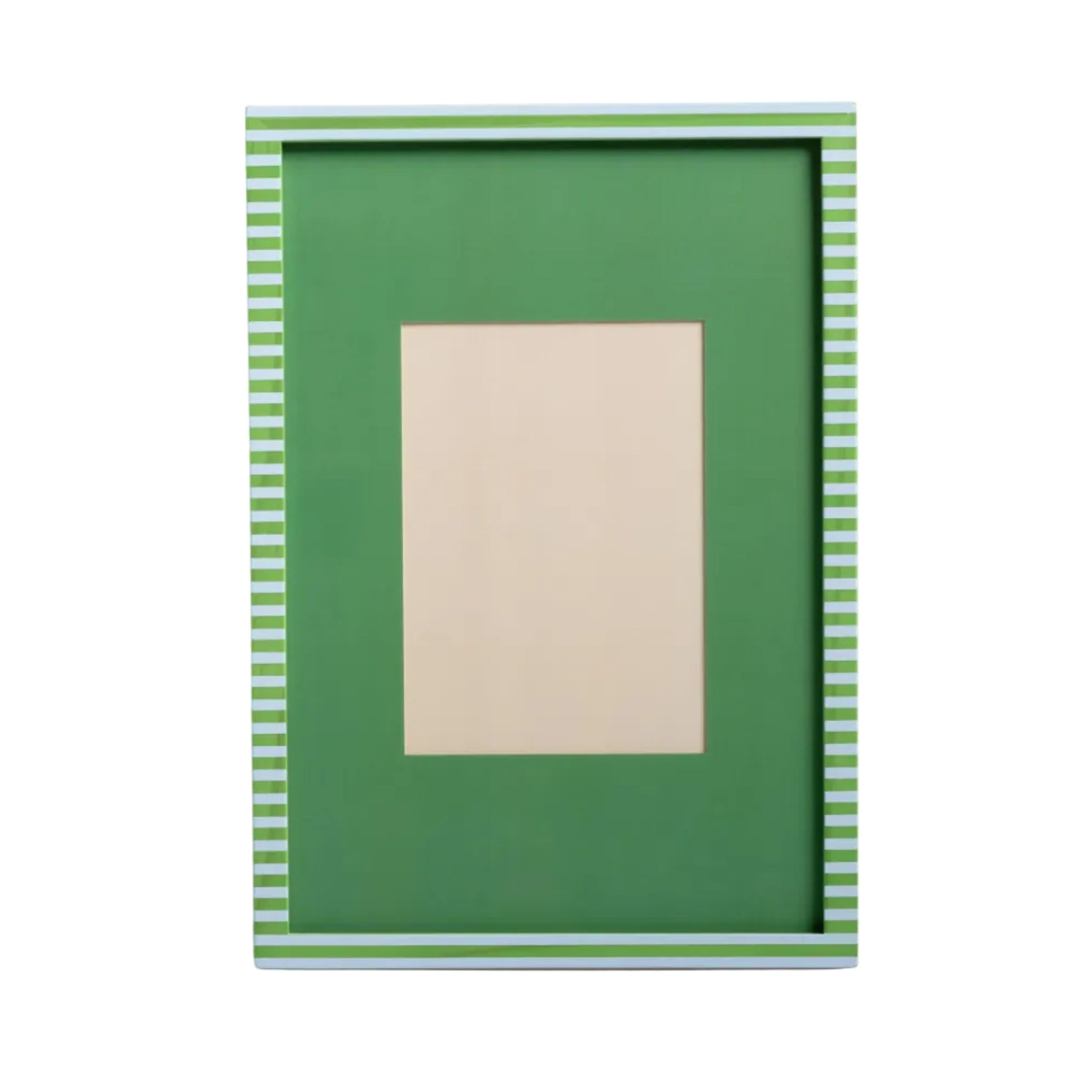 Bilderrahmen PATCH grün mit beige