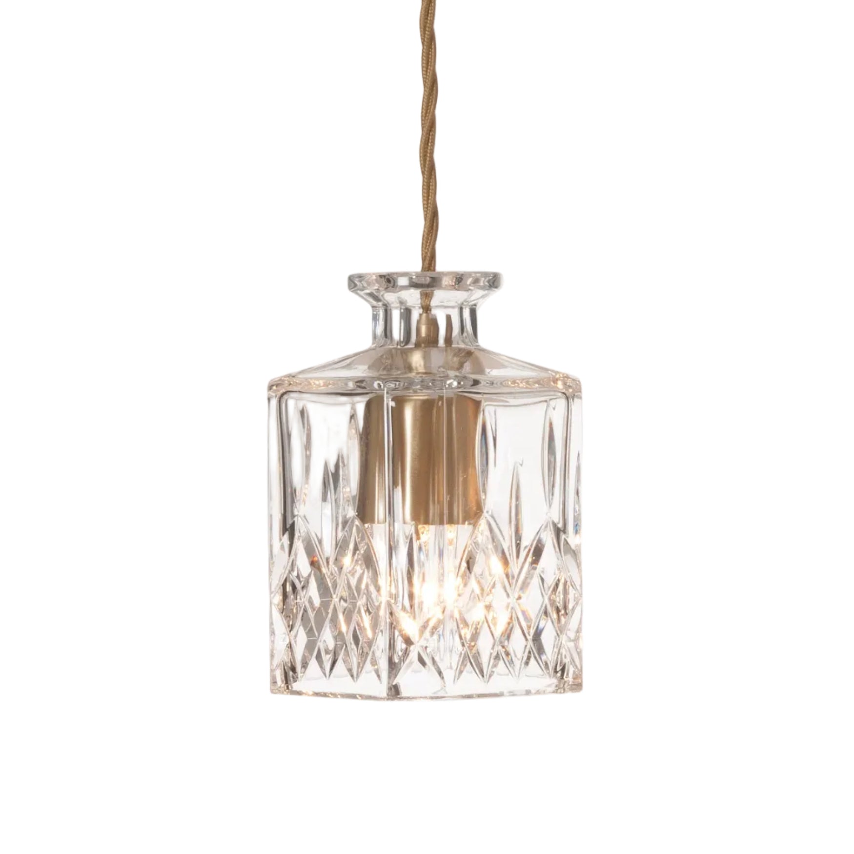 Lampa wisząca SQUARE DECANTERLIGHT szkło kryształowe