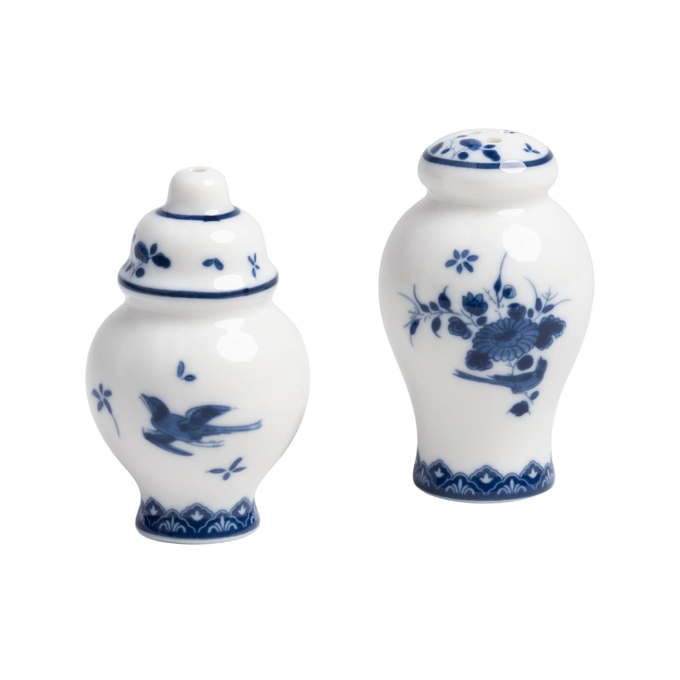 Salz- und Pfefferstreuer DELFTWARE weiß mit Blau