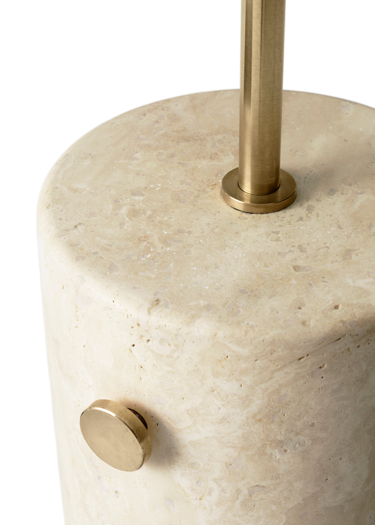 Stehlampe JWDA beige Travertin
