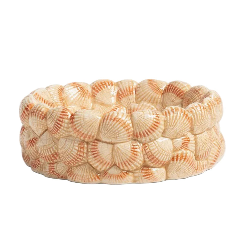 Cockle Bowl Beige-Orange