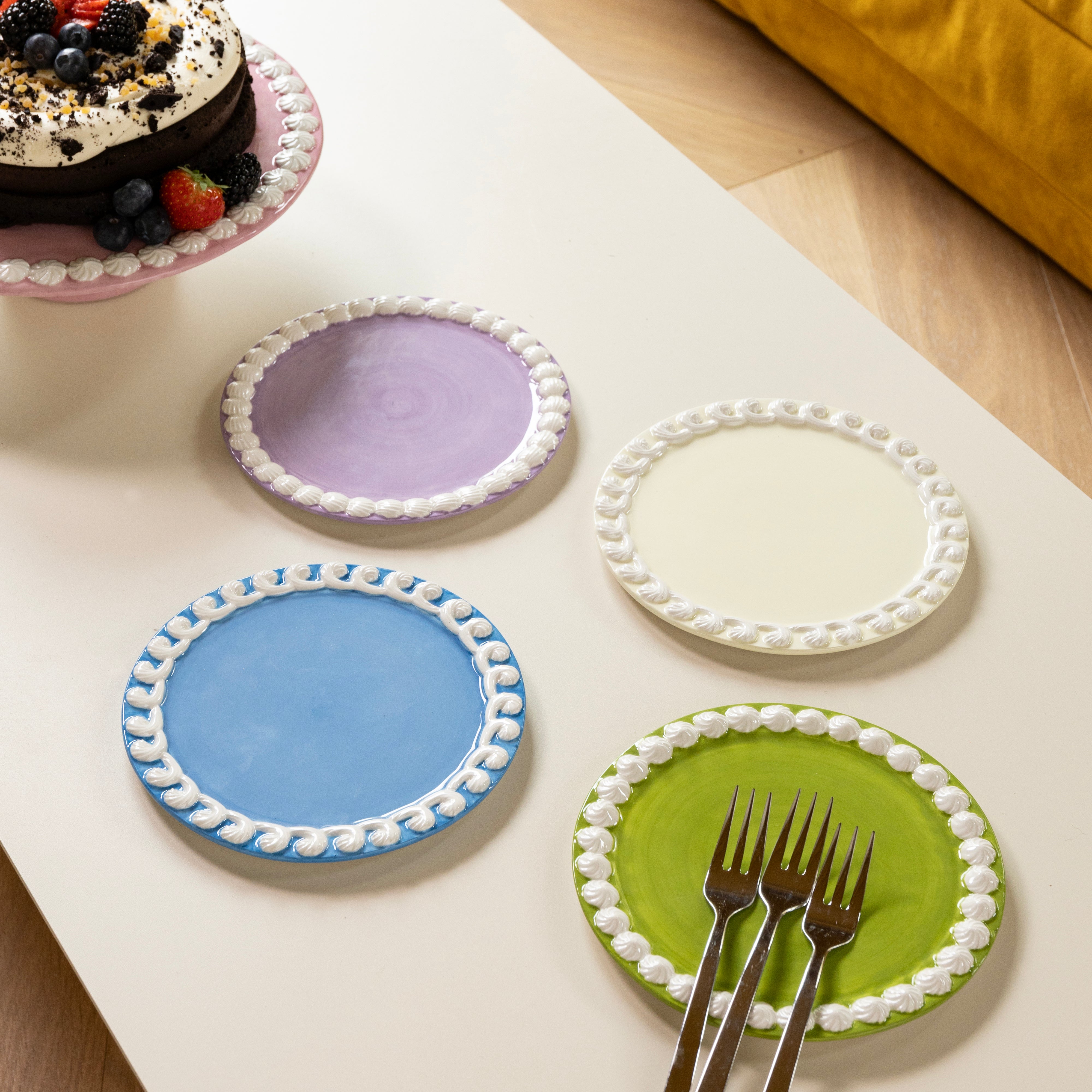 Buntes Dessertteller-Set WHIP