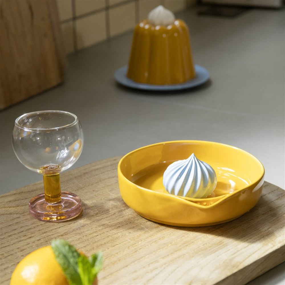PUDDING Citrus Juicer Orange with Blue
