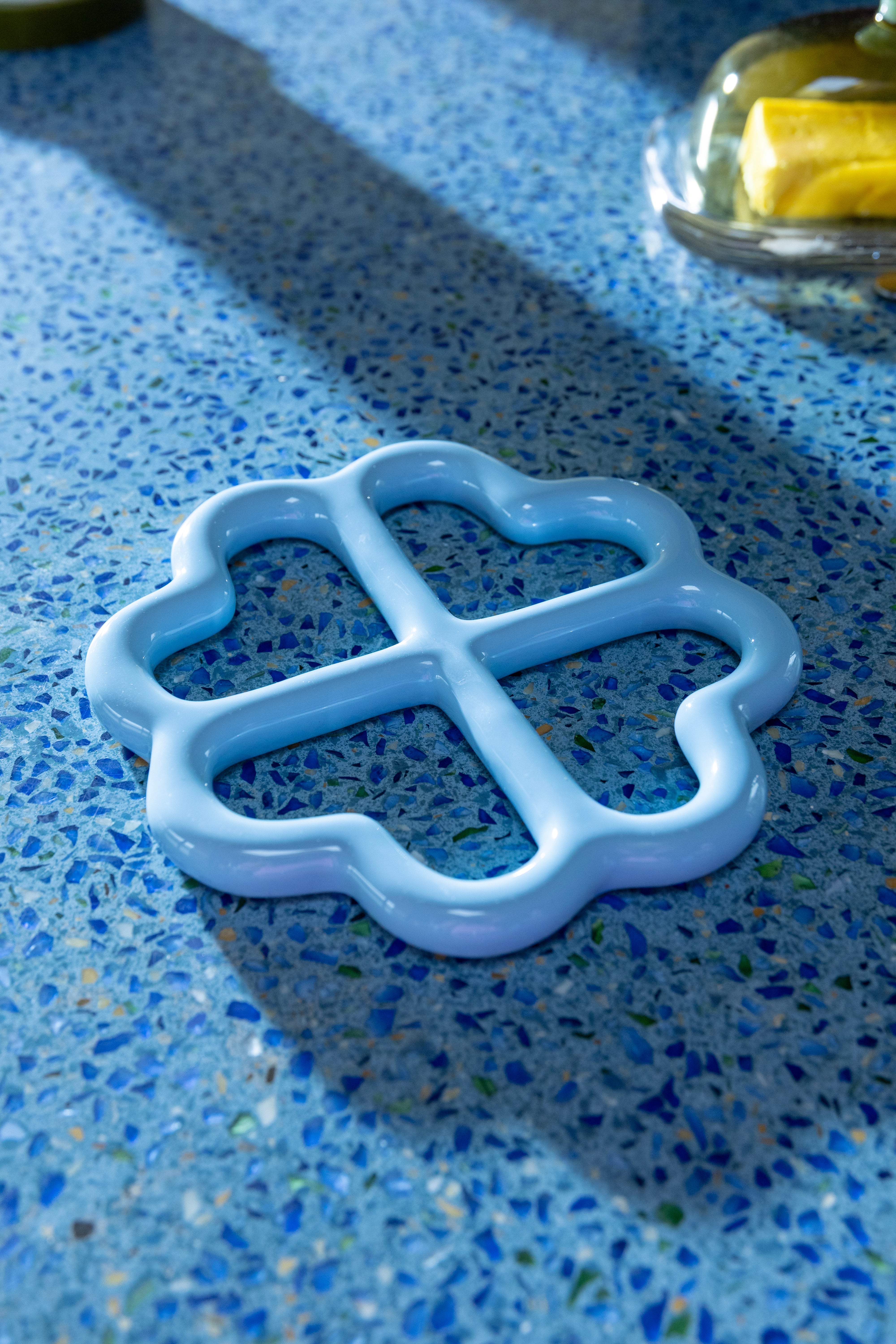 Untersetzer CLOVER blau