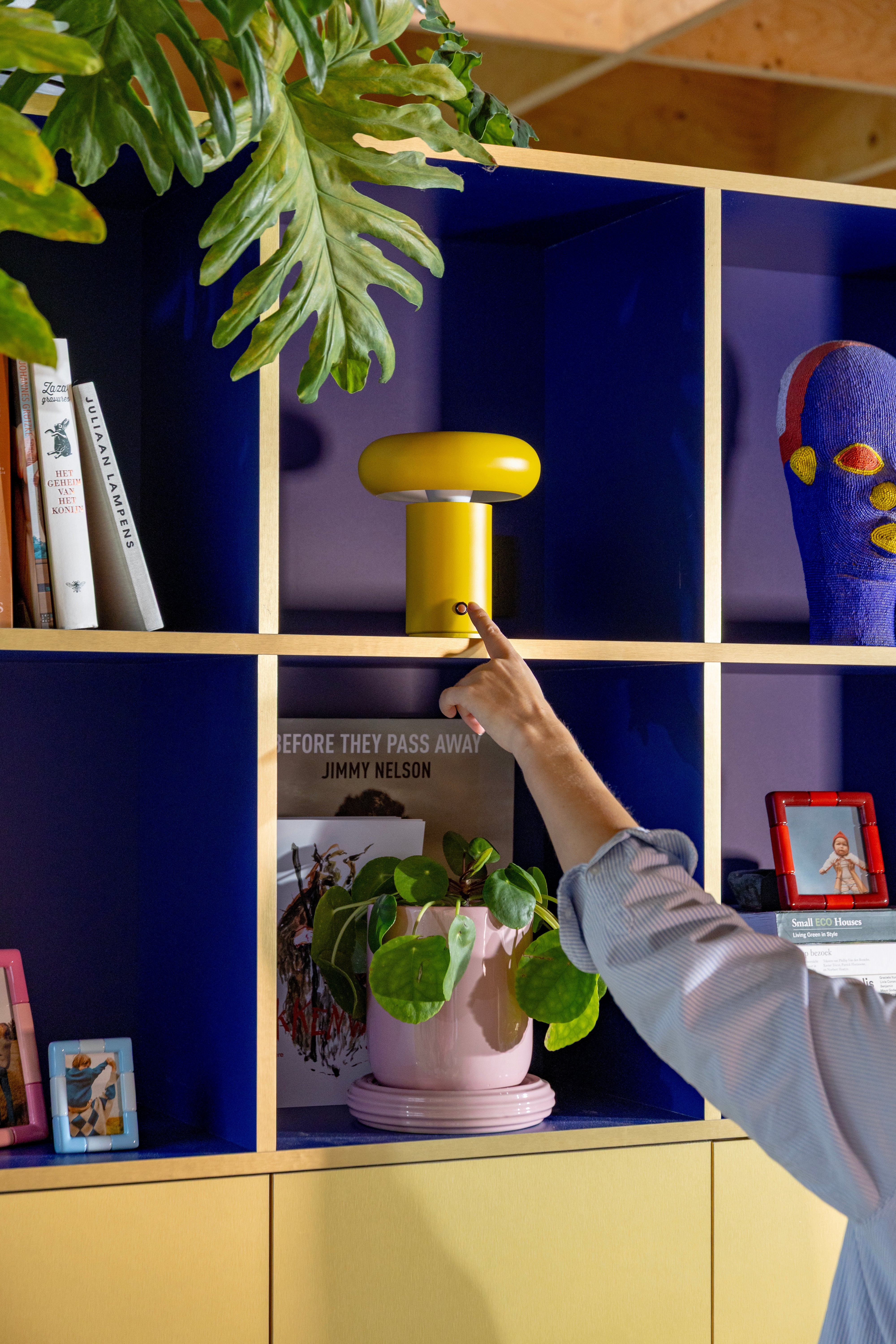 Tragbare Lampe GLIMPSE gelb