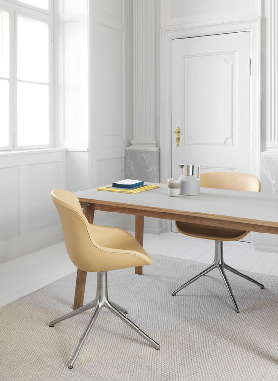 Slice Linoeum table oak veneer