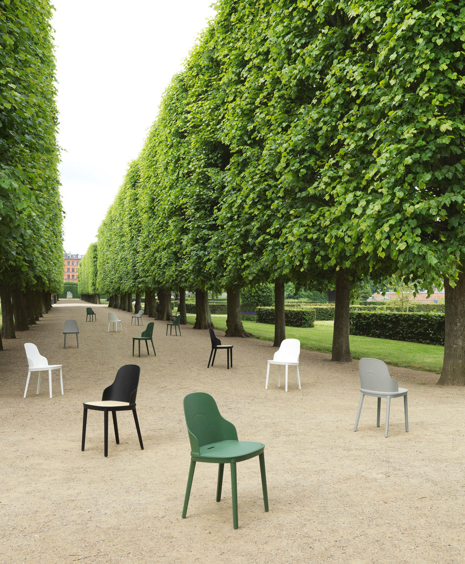 Allez PP Black Stuhl mit Wicker